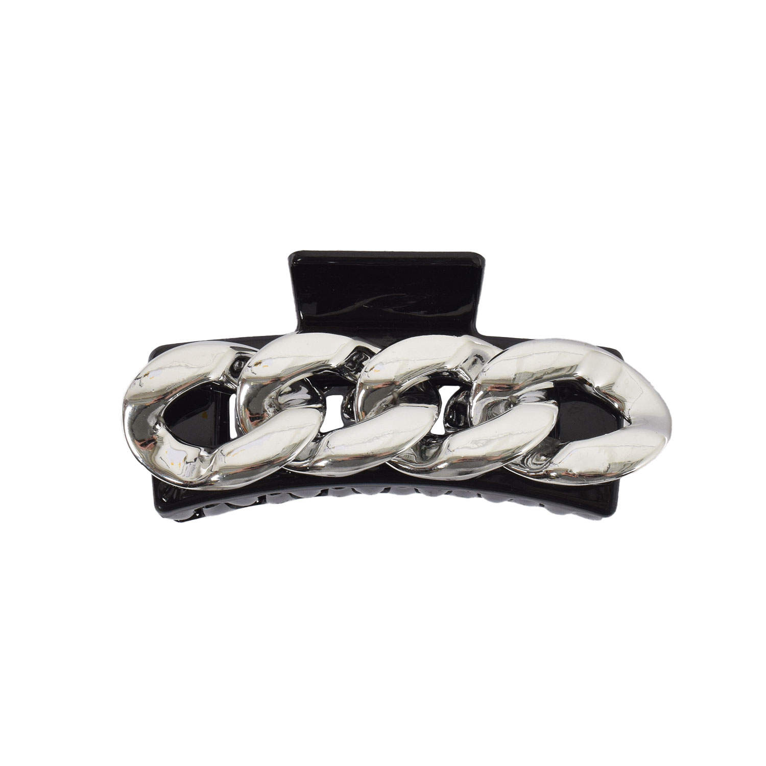 J'adore Chain Haarklammer Black Silver