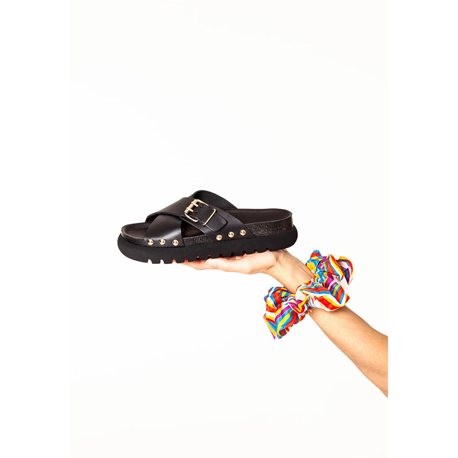 La Garçonne Charlie Sandale Black