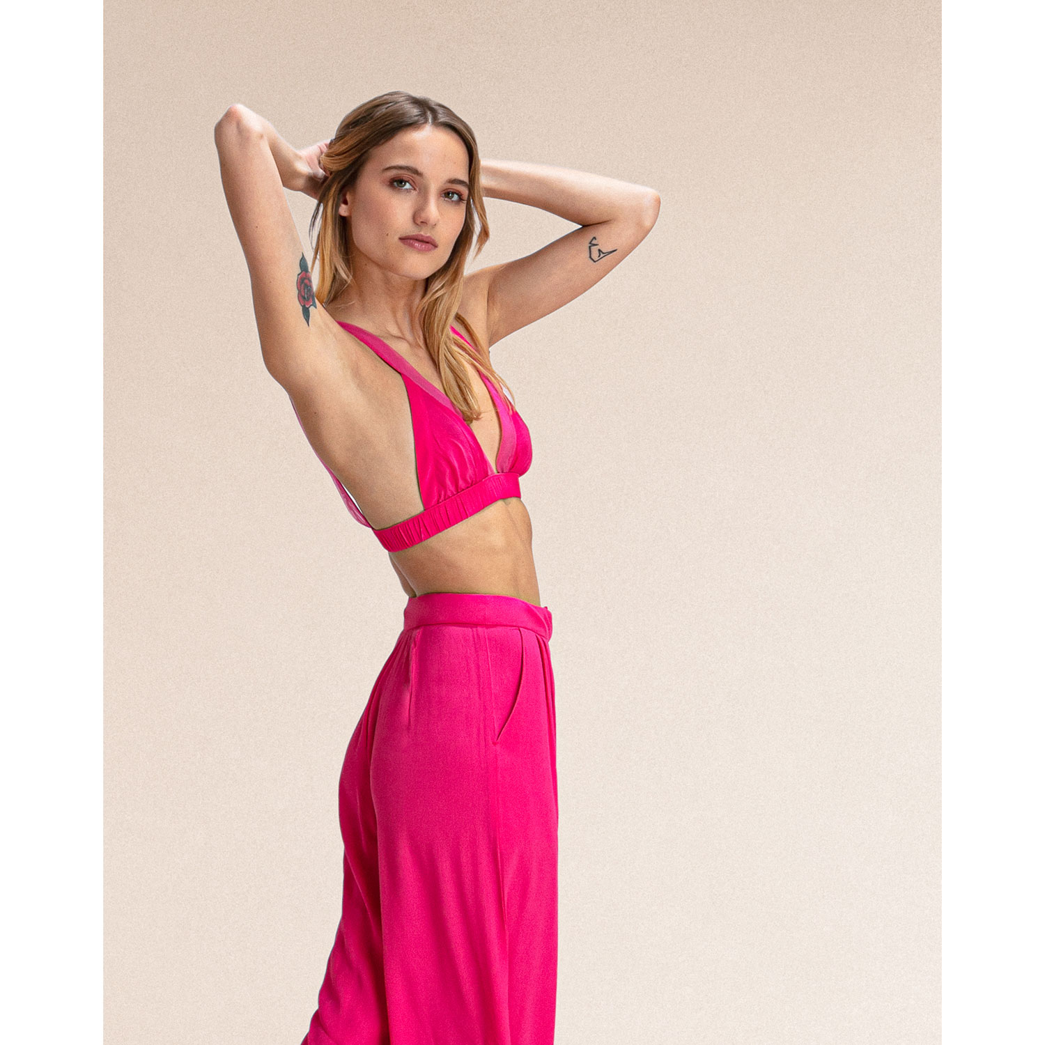 Karma Koma Charly Top Rose Fluo