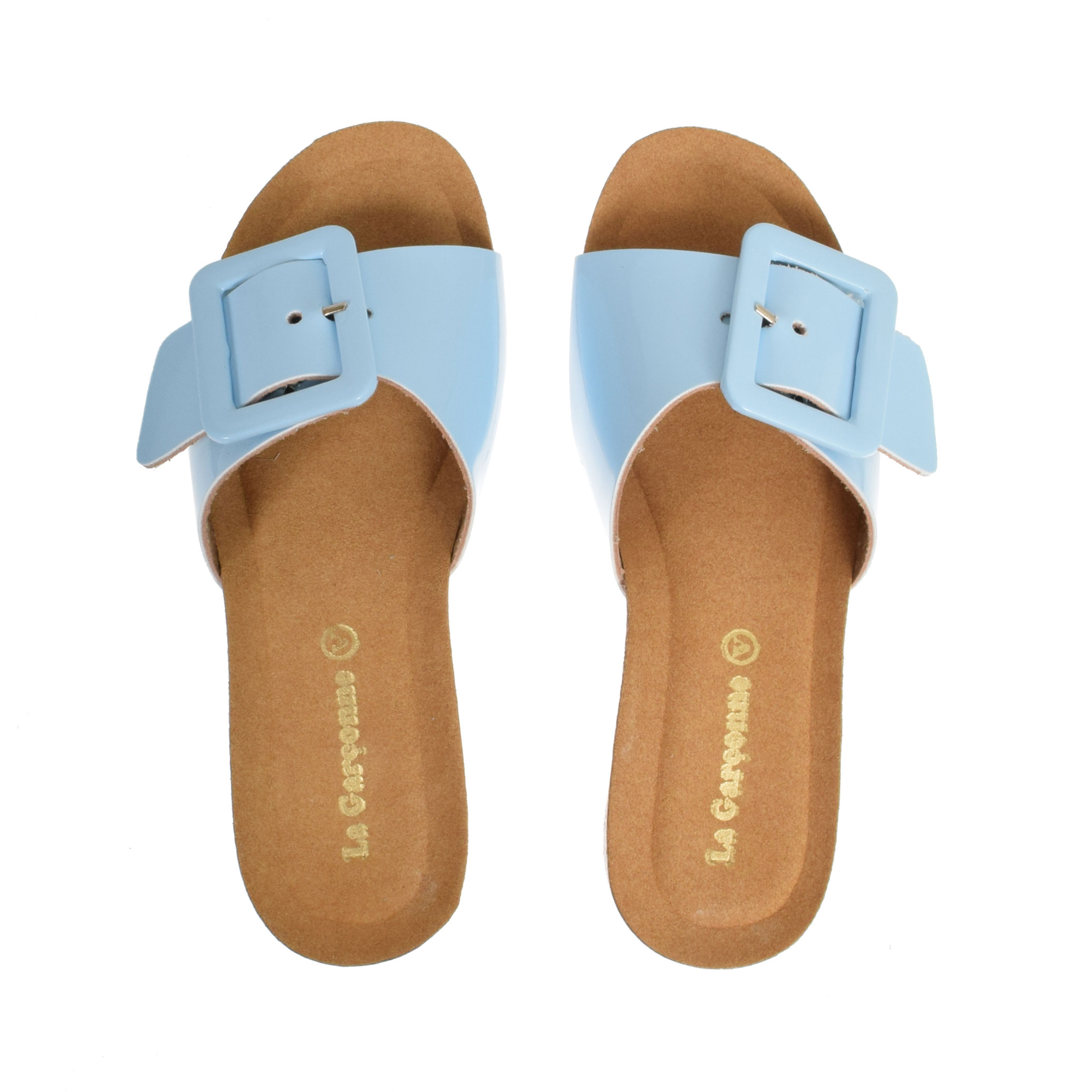 La Garçonne Lulu Sandalen Vegan 4281 Sky Blue