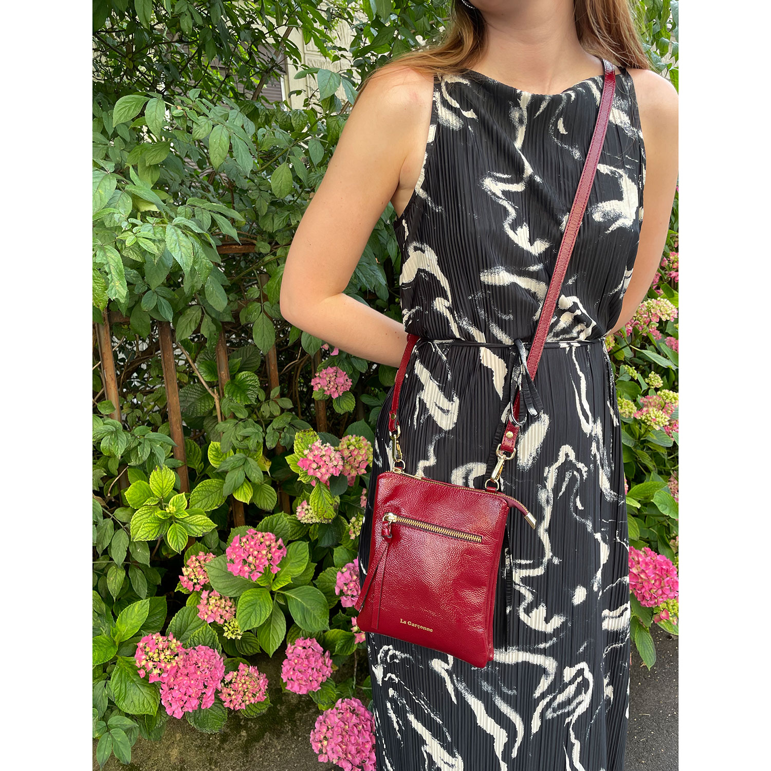 La Garçonne Accessoires Cherie La Garçonne Tasche Ecru Model vorne