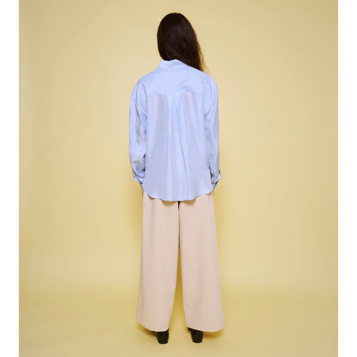 Stella Nova Christie Seidenhemd Light Blue