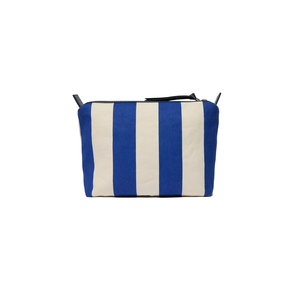 Inoui Editions City Tasca Baldo Stripes Necessaire in blau weiss gestreift von Inoui Editions hinten
