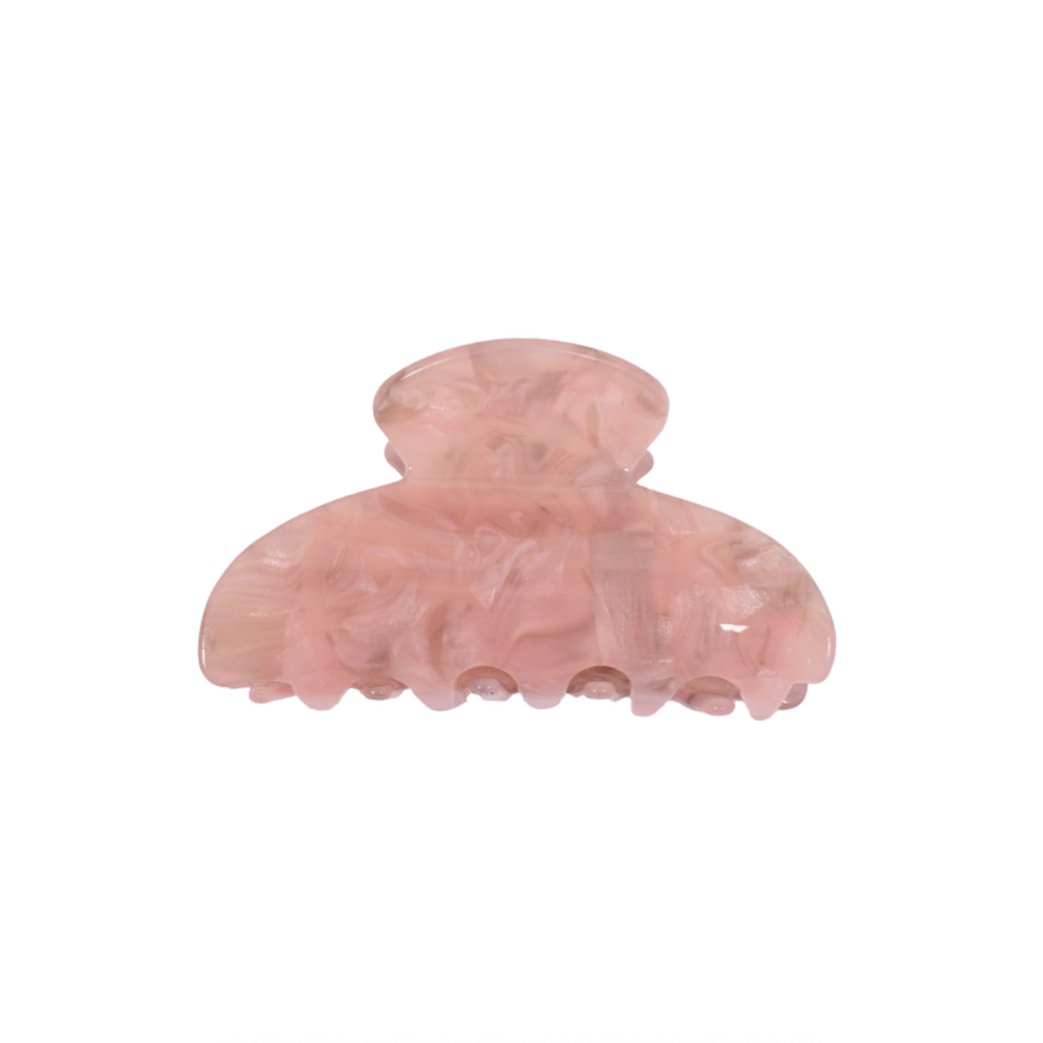 J'adore Classic Haarklammer im Marmor-Look in Alt-Rosa von J'adore vorne