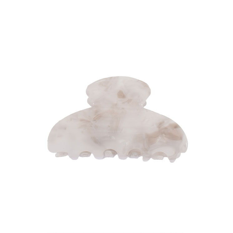 Classic Haarklammer Marmor White