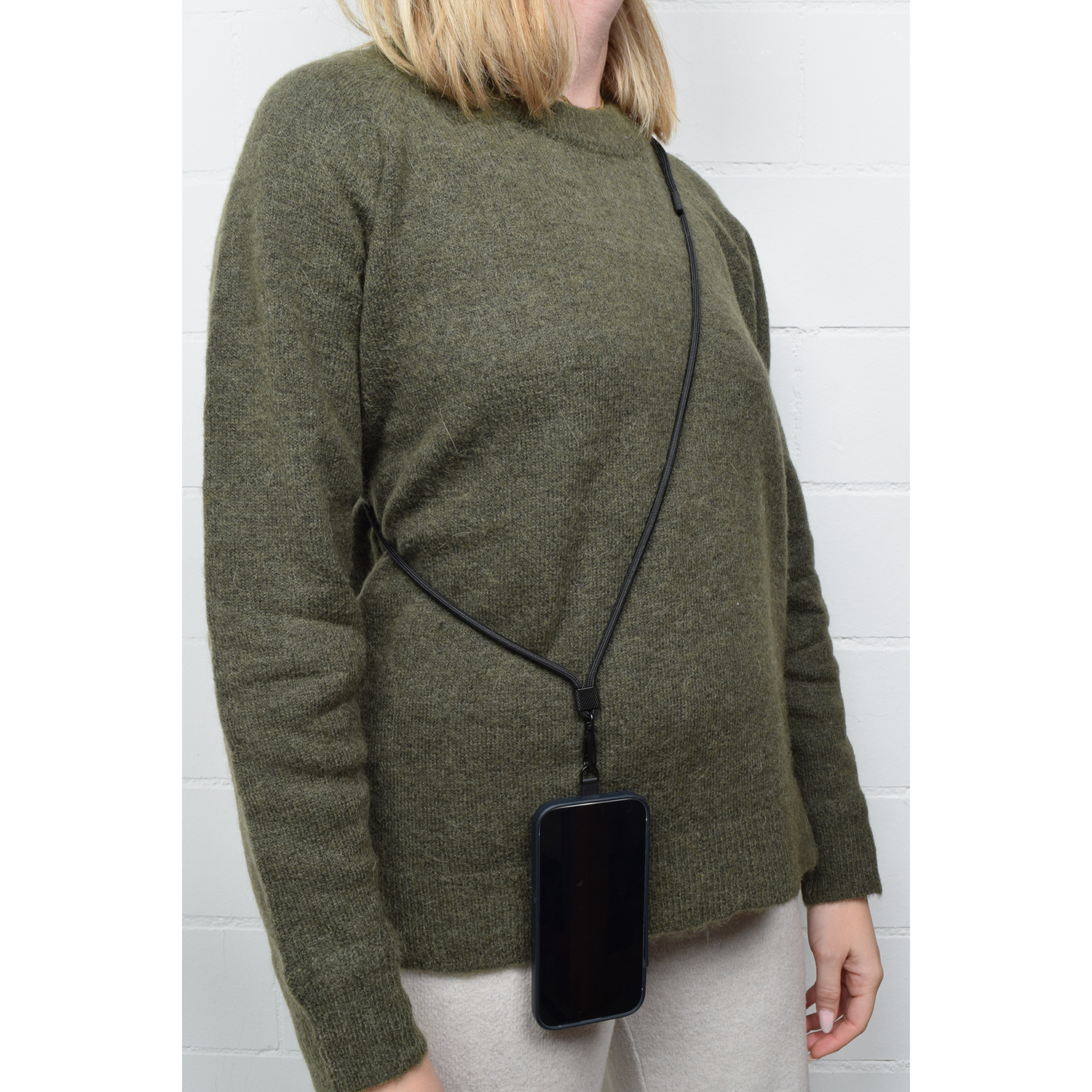 La Garçonne Accessoires Classic Handykette Black