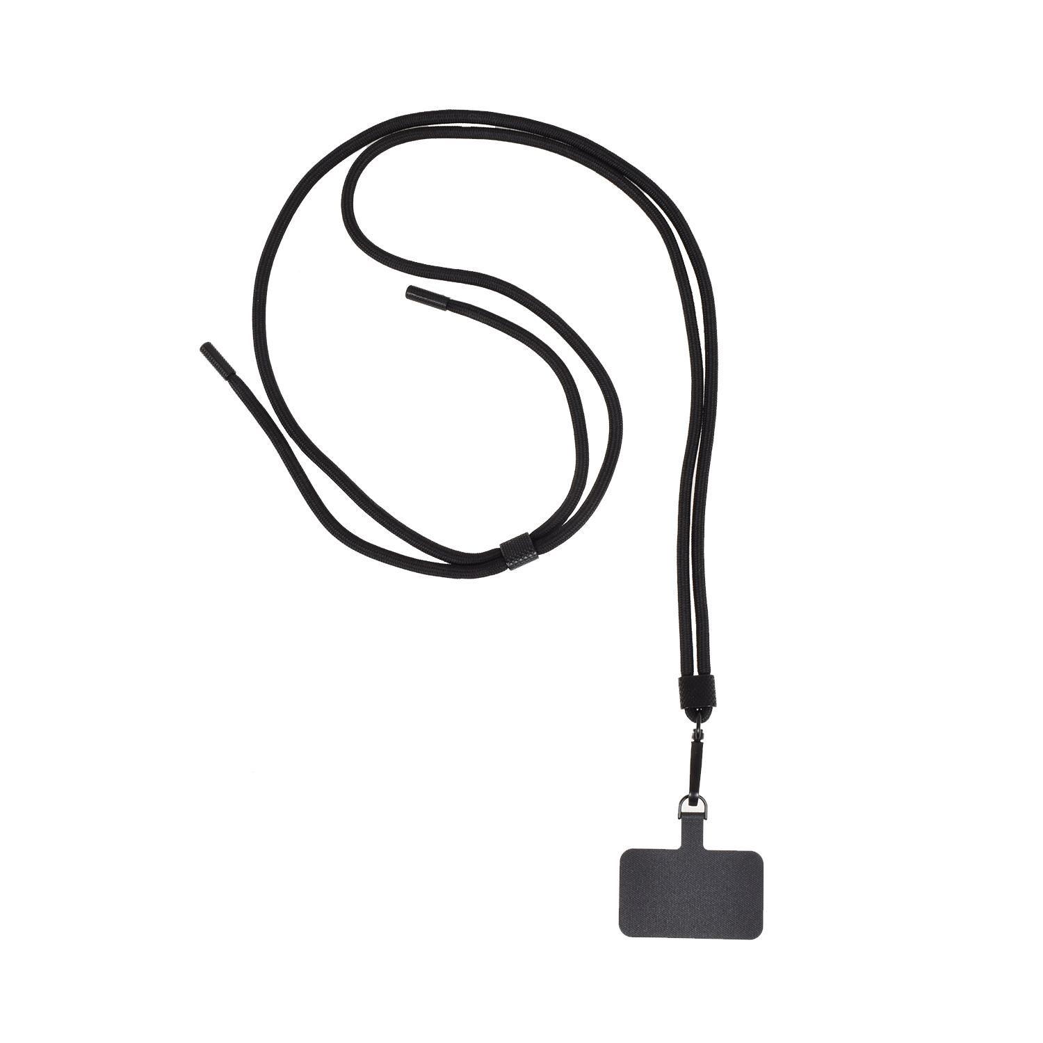 La Garçonne Accessoires Classic Handykette in Schwarz von La Garçonne Accessoires vorne