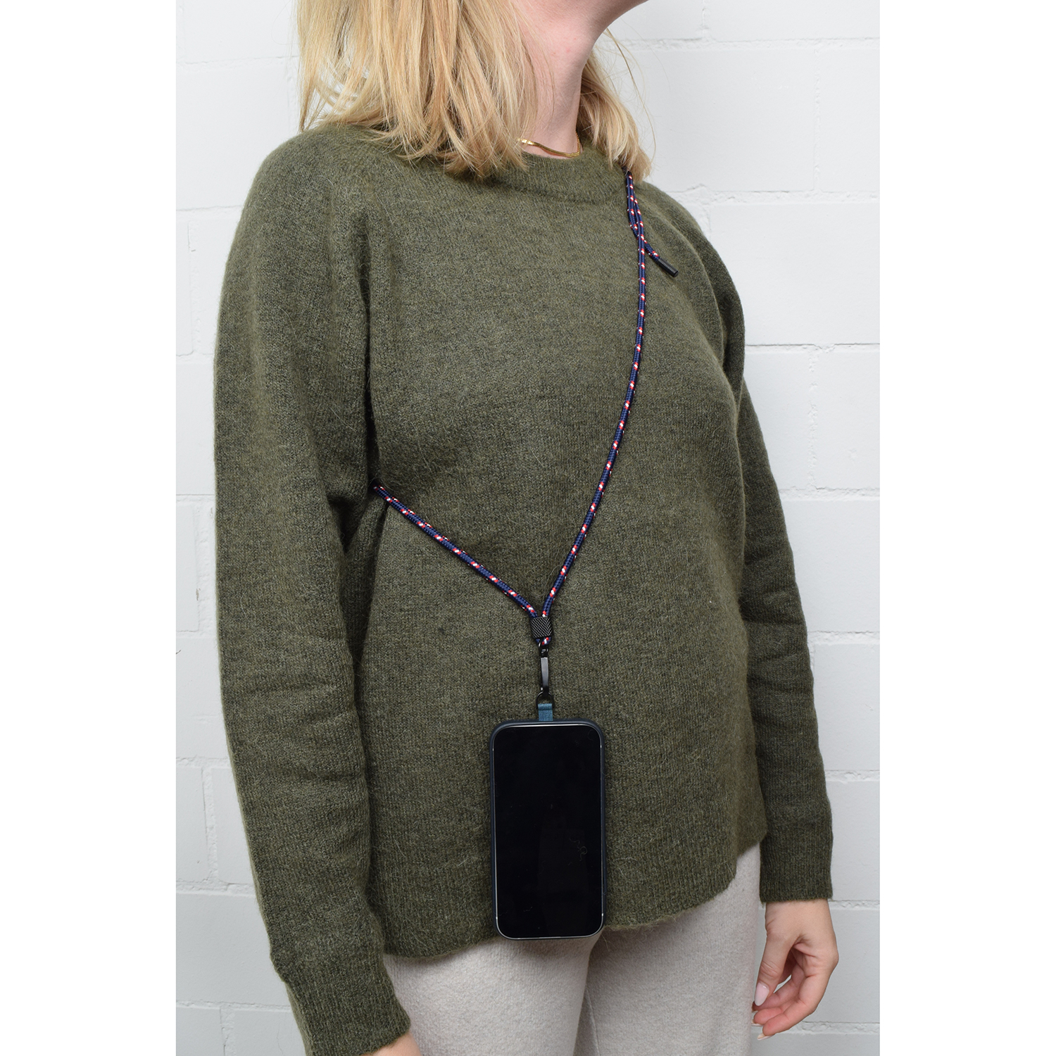 La Garçonne Accessoires Classic Handykette Navy Red Black