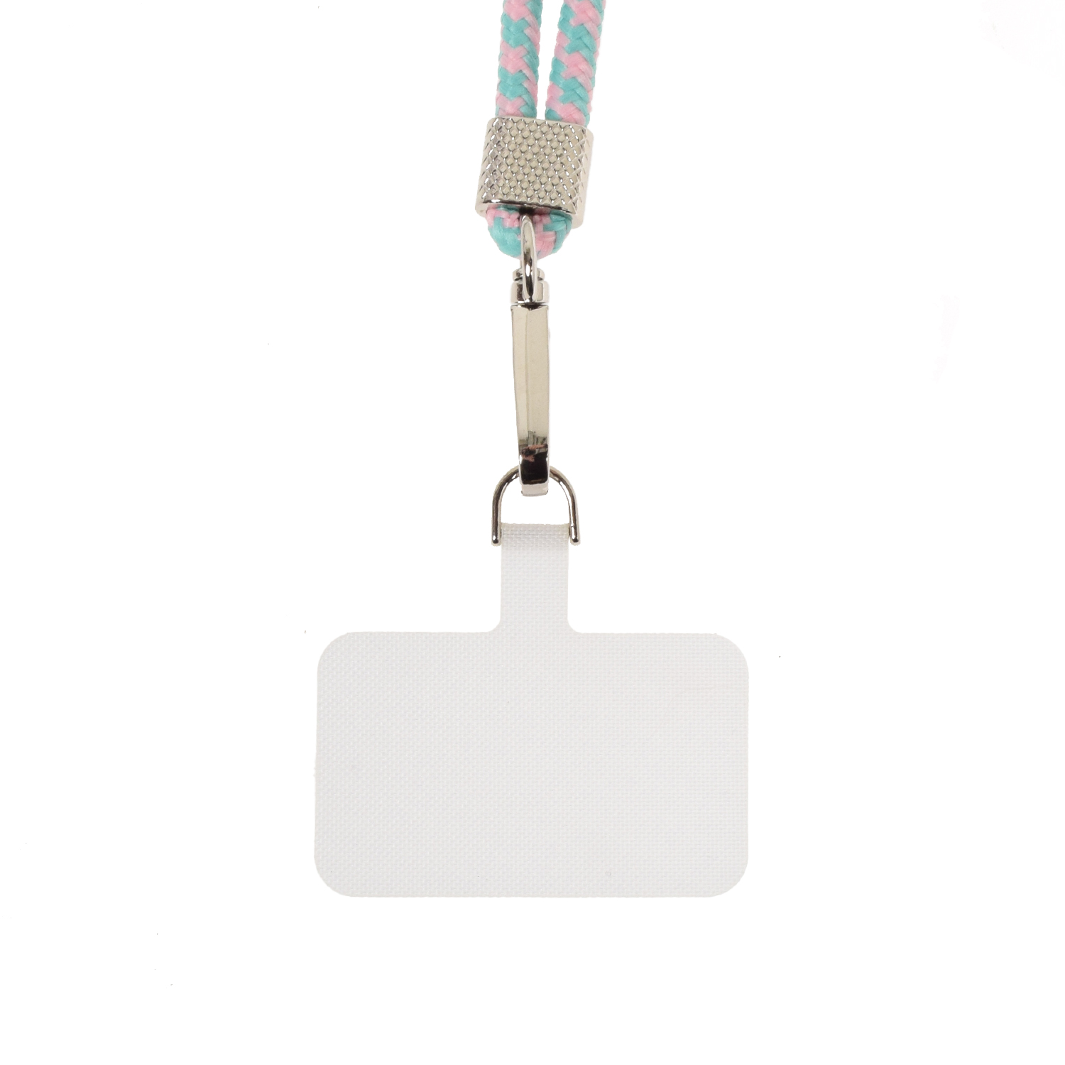 La Garçonne Accessoires Classic Handykette Pistache Pink Silver