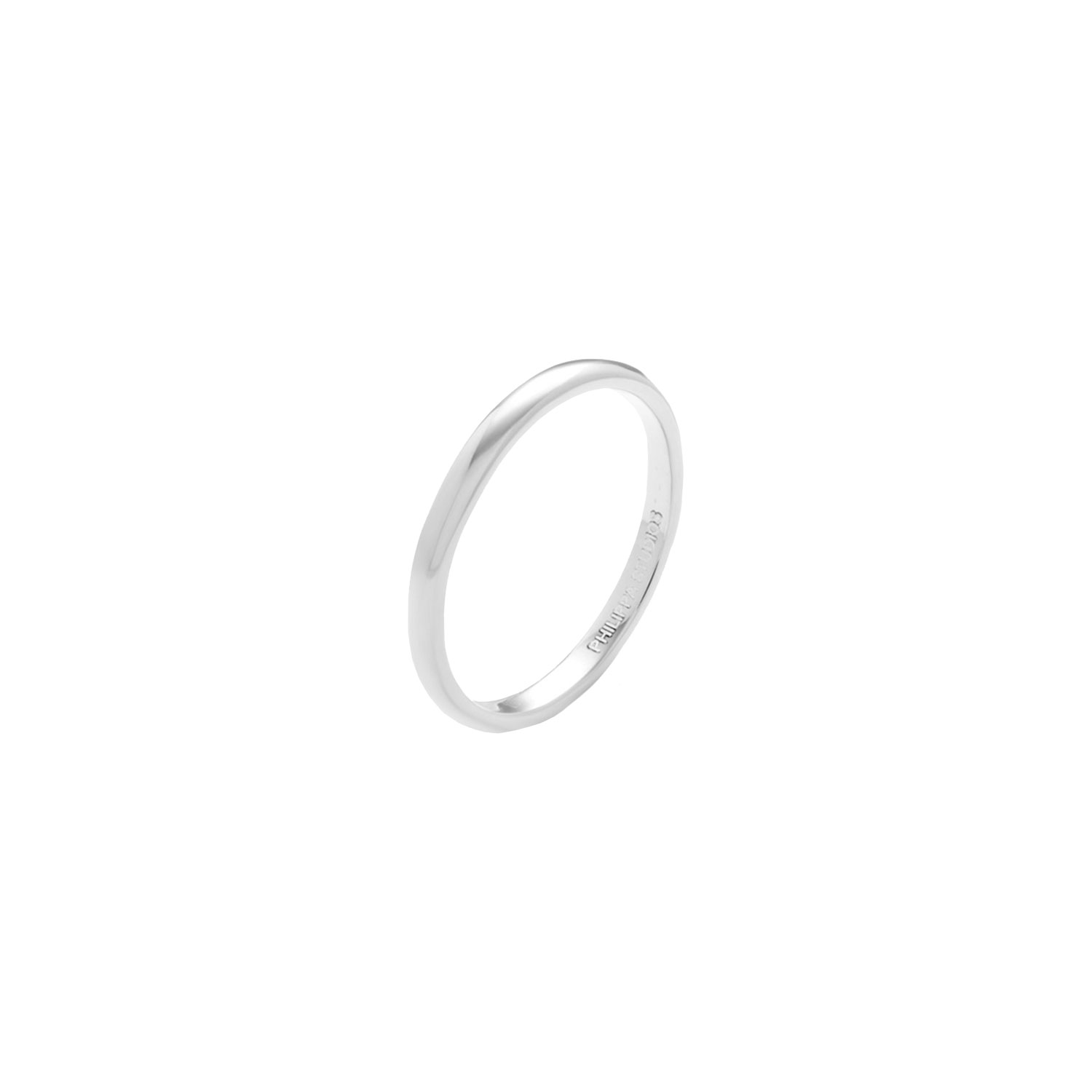 Philippa Studios Classic Slim Ring Silber