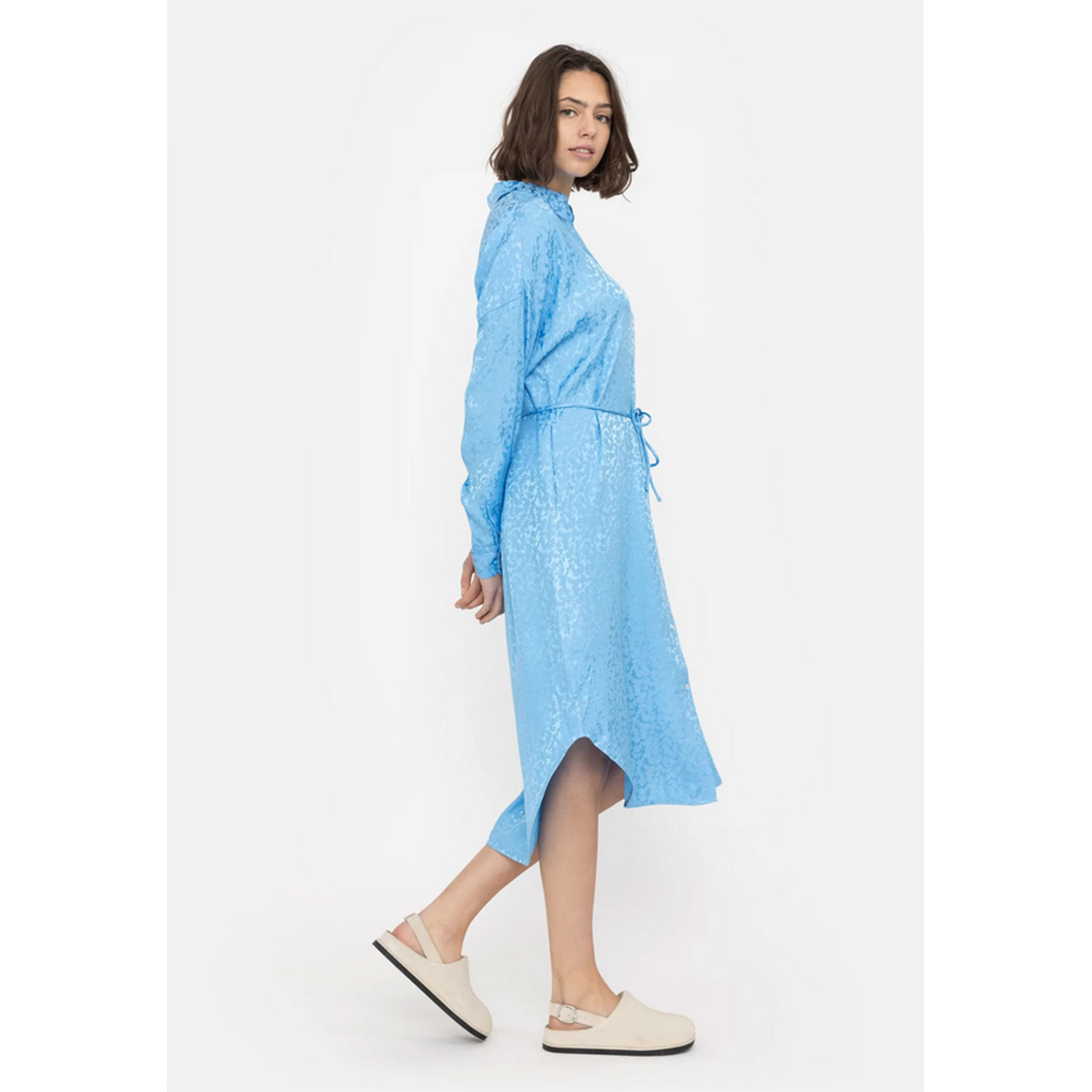 Soft Rebels Collins Freedom Midi Kleid Azure Blue