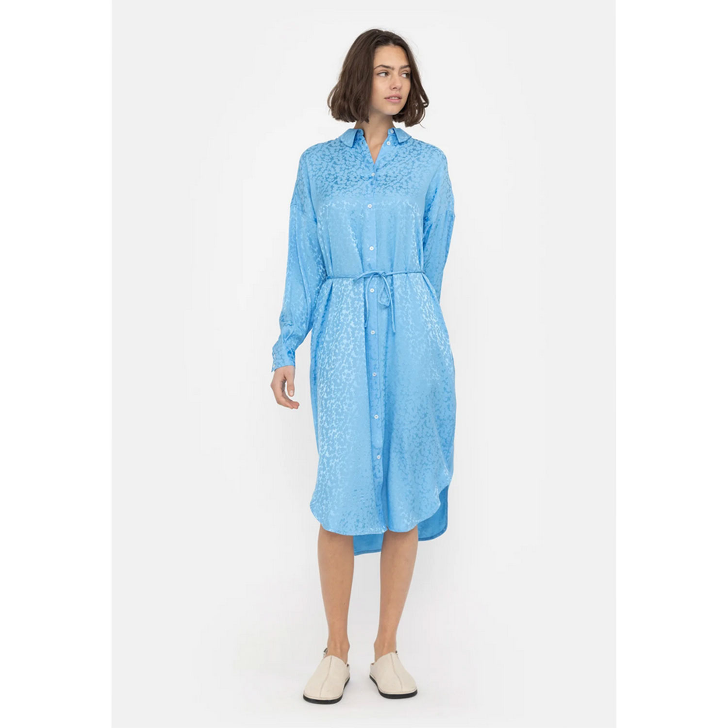 Soft Rebels Collins Freedom Midi Kleid Azure Blue