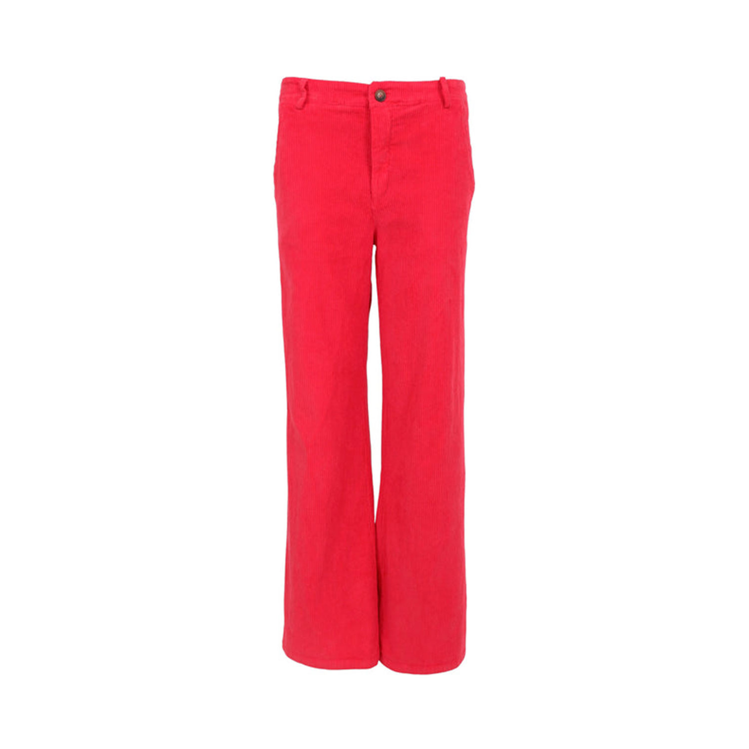 Black Colour Cora Kordhose mit elastischem Bund in Rot von Black Colour. Vorne