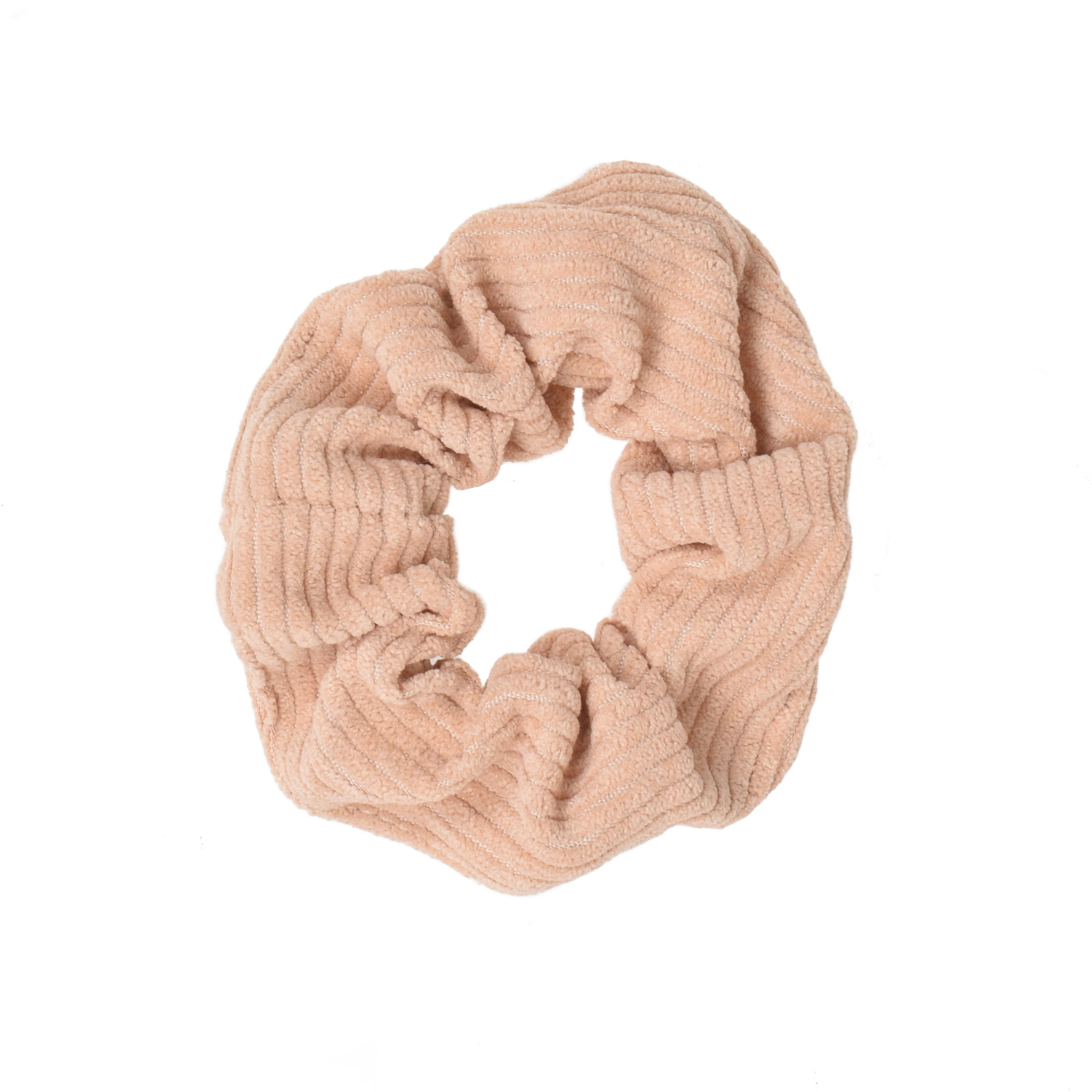 Cord Scrunchie Beige