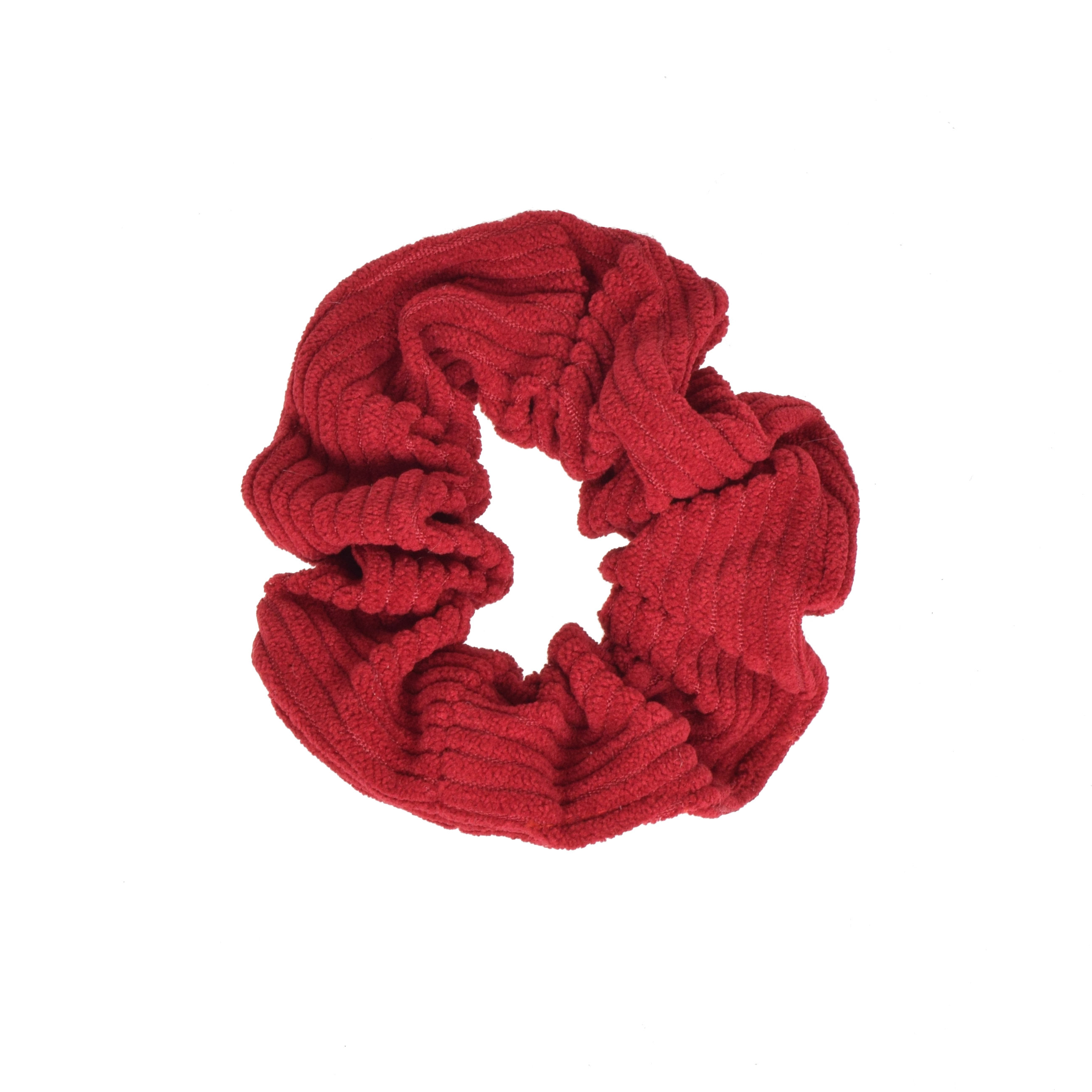 J'adore Cord Scrunchie in Rot von J'adore vorne