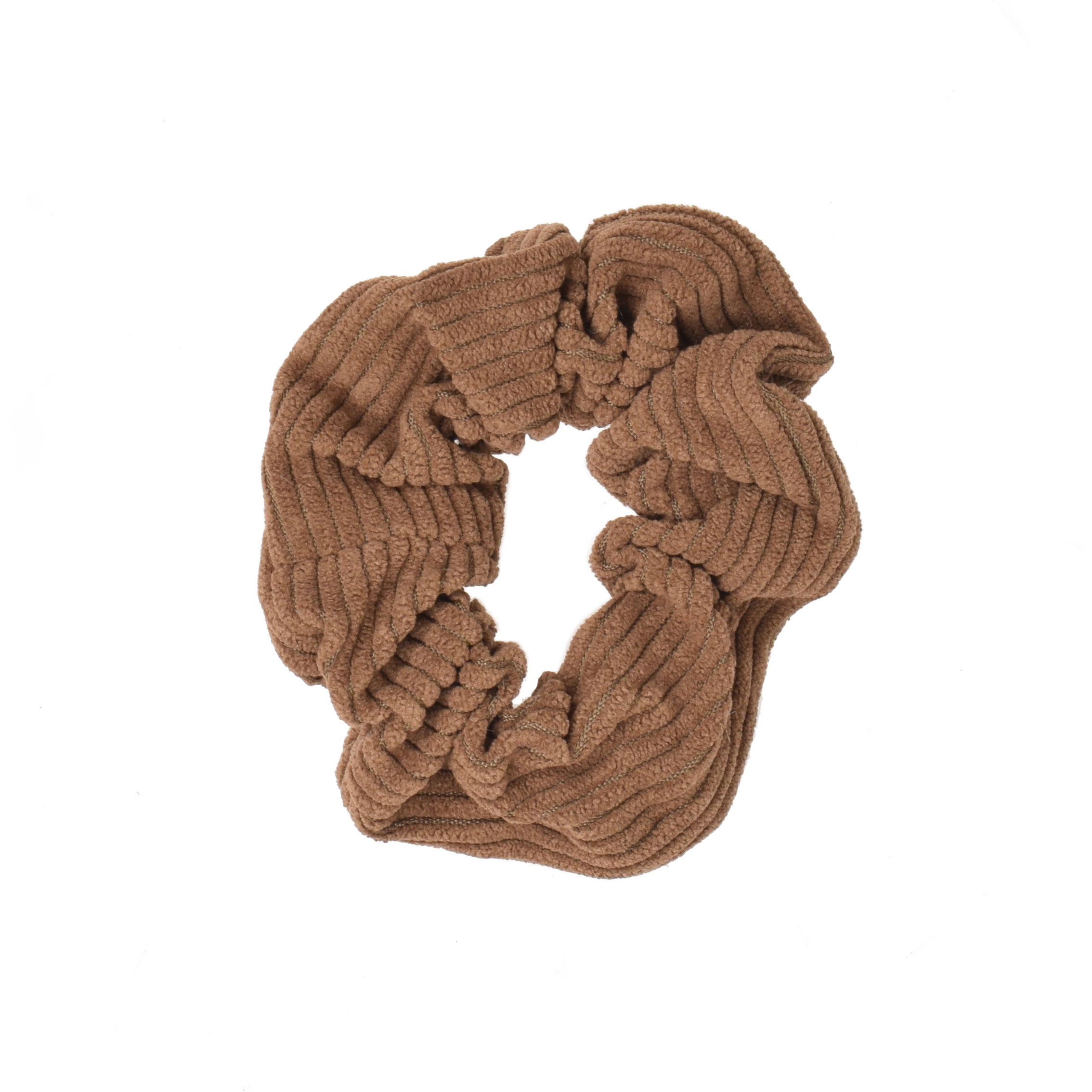 Cord Scrunchie Brown