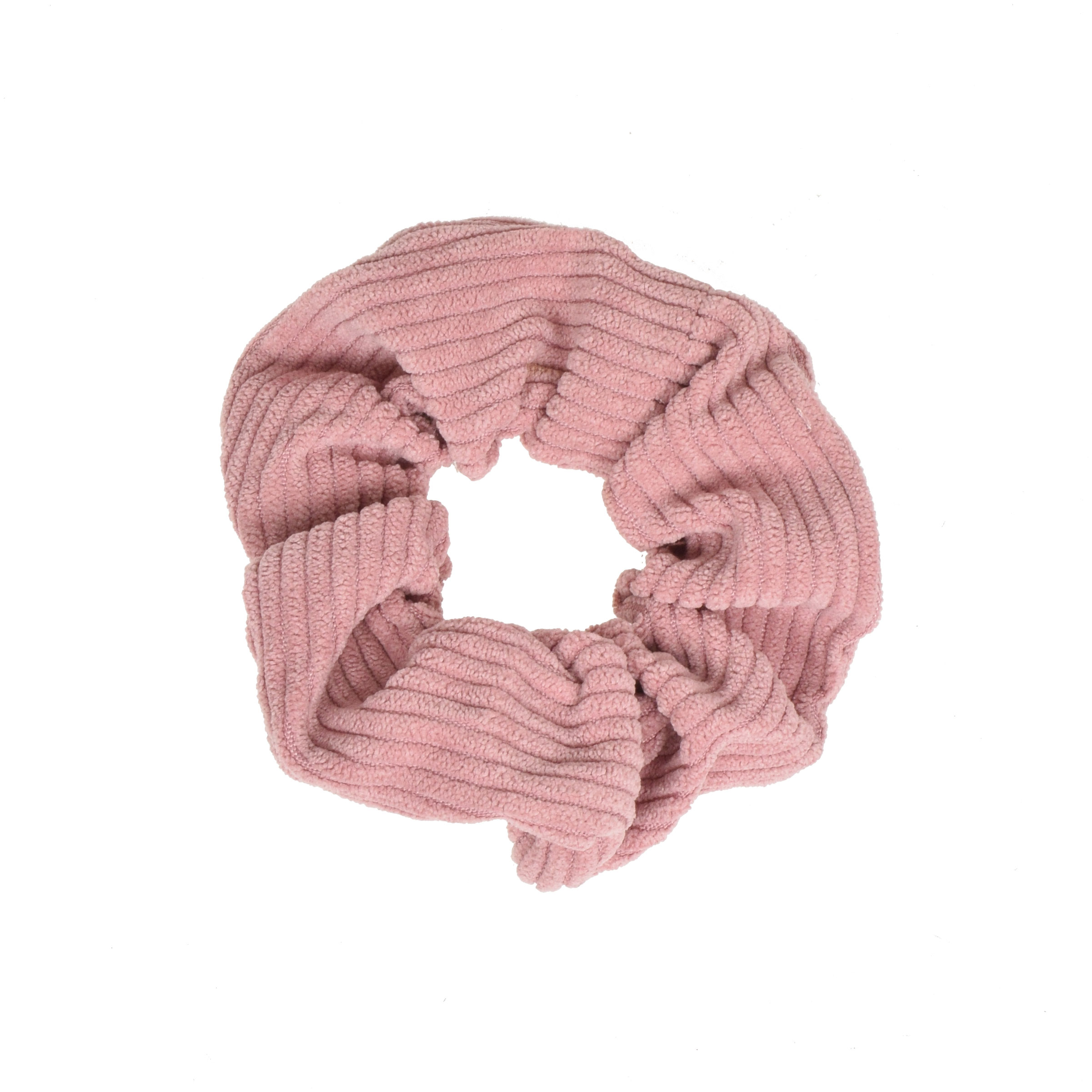 J'adore Cord Scrunchie Rose