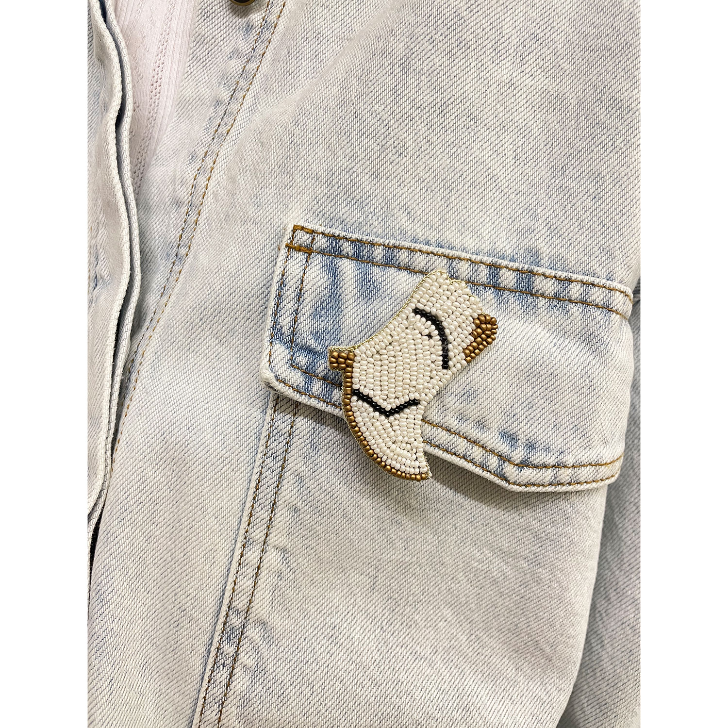 La Garçonne Bijoux Cowboy Boots Brosche