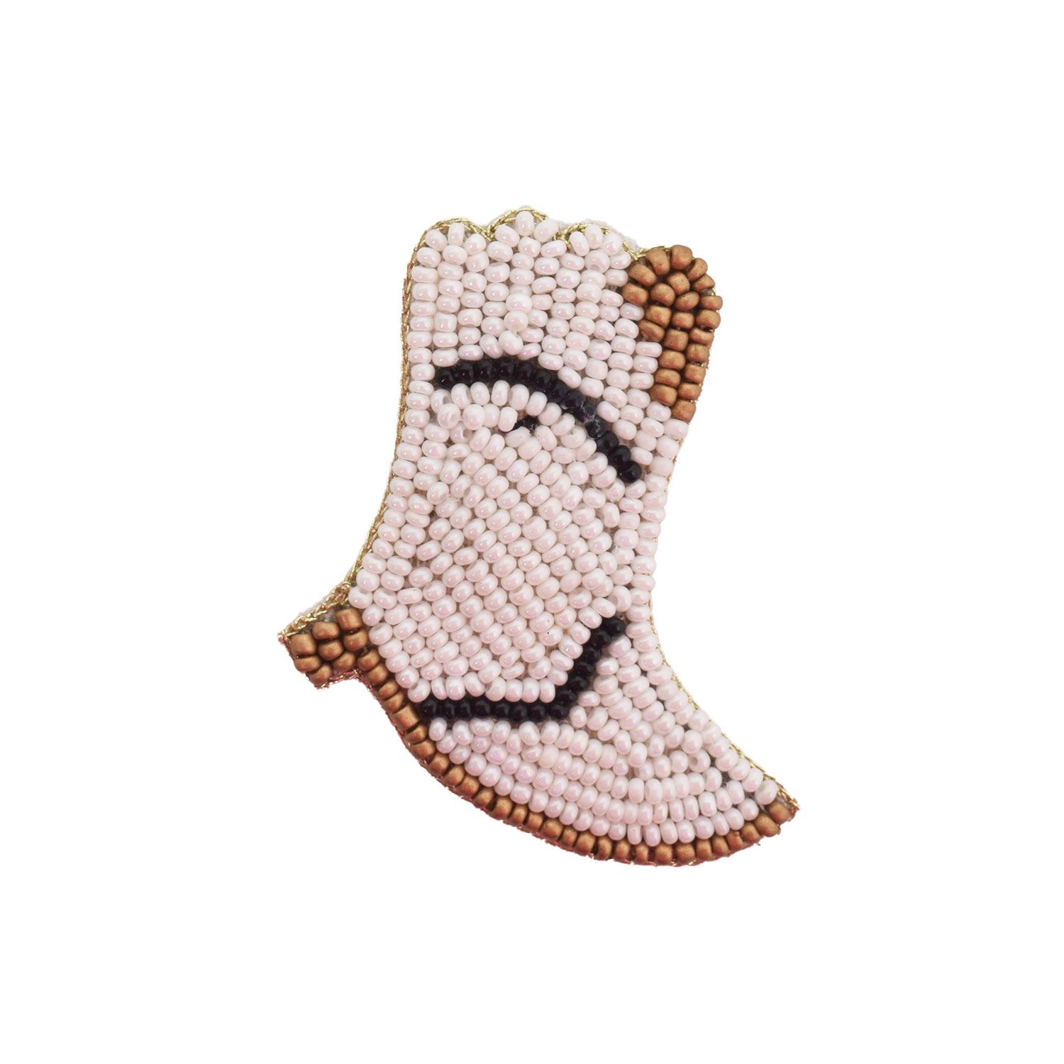 La Garçonne Bijoux Cowboy Boots La Garçonne Bijoux Brosche vorne