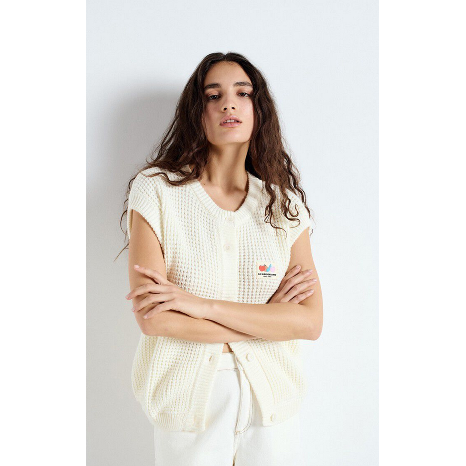 American Vintage Crashway Gilet Mother Of Pearl