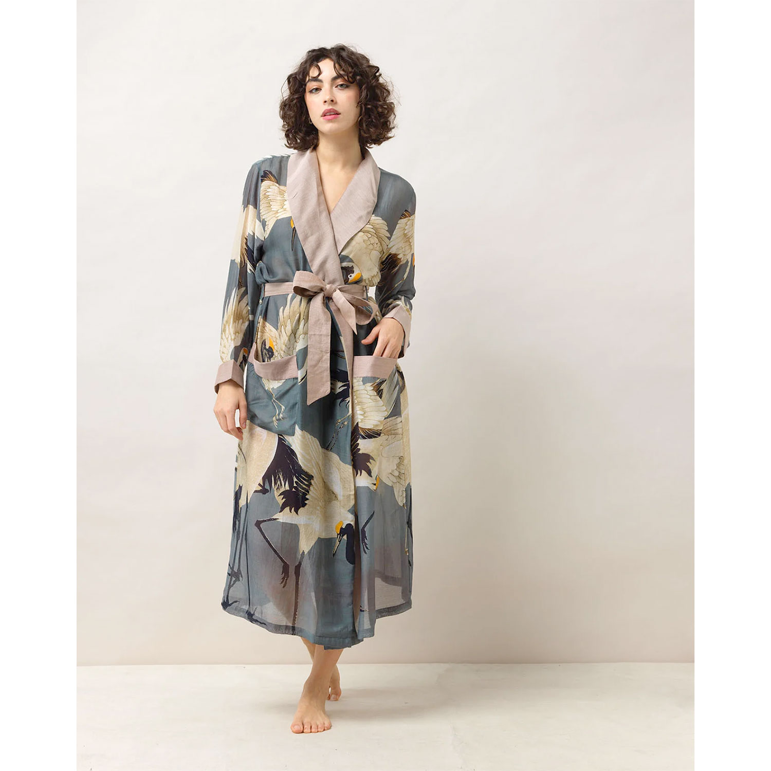 One Hundred Stars Stork Kleid Slate Grey