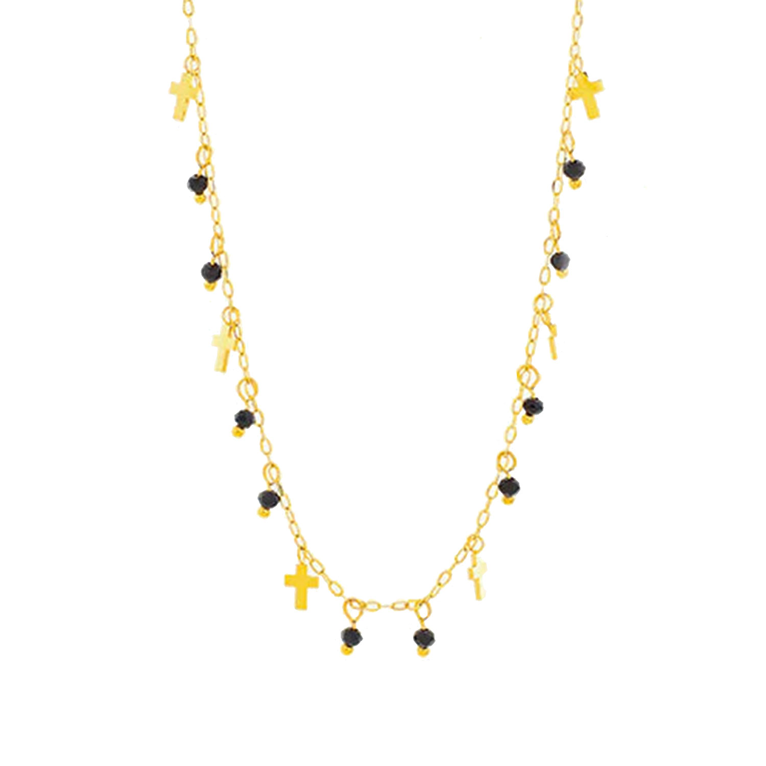 La Garçonne Bijoux Crosses La Garçonne Bijoux Halskette Gold vorne