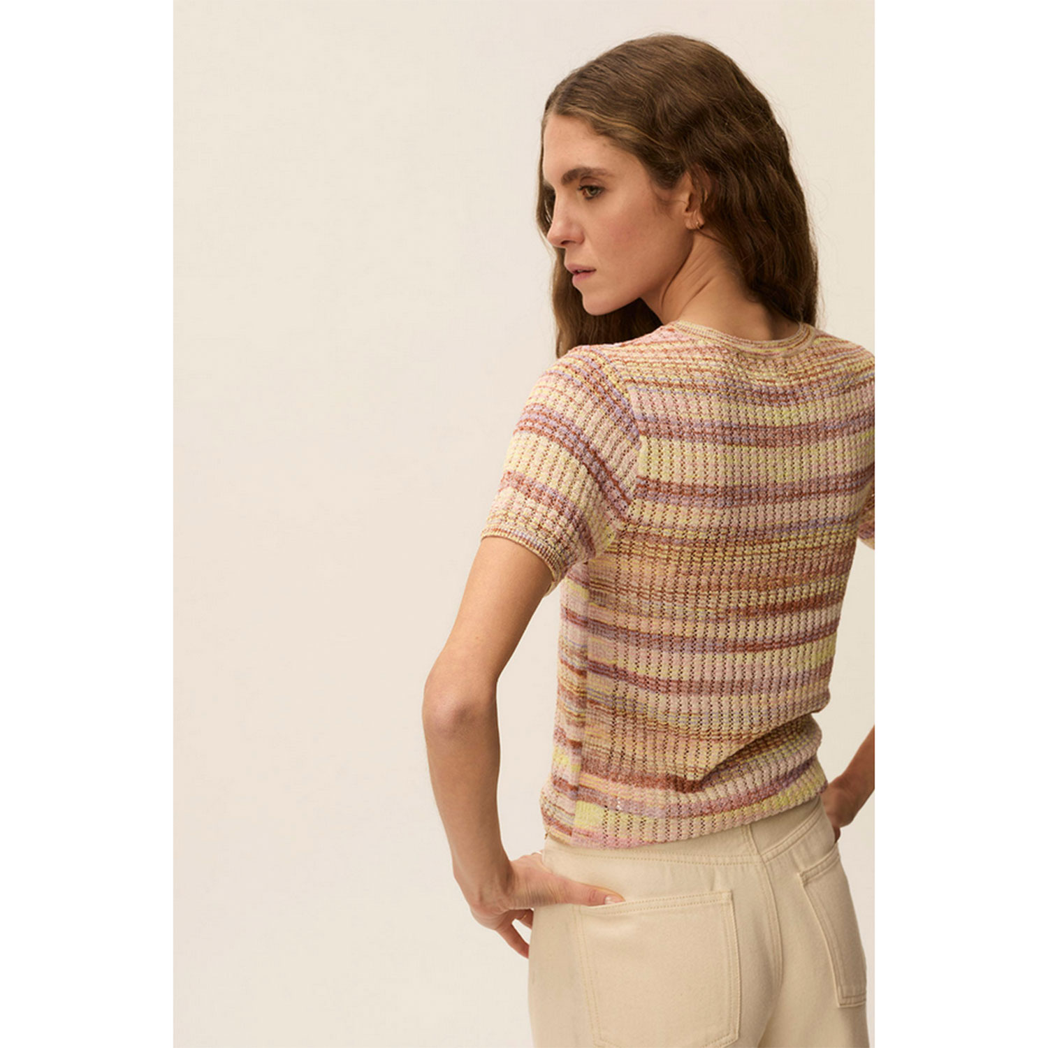 Des Petits Hauts Cuba T-Shirt Multico Slow