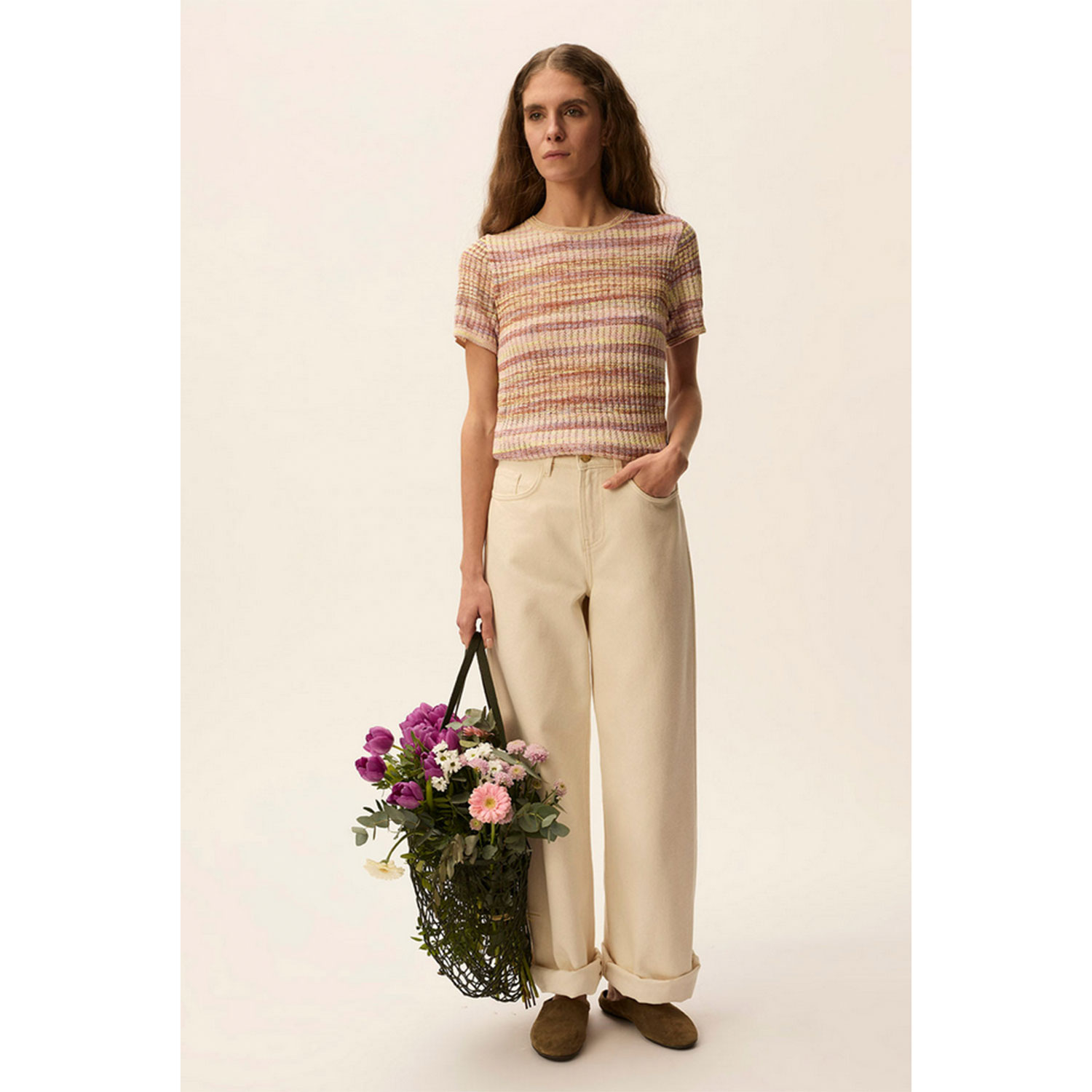 Des Petits Hauts Cuba T-Shirt Multico Slow