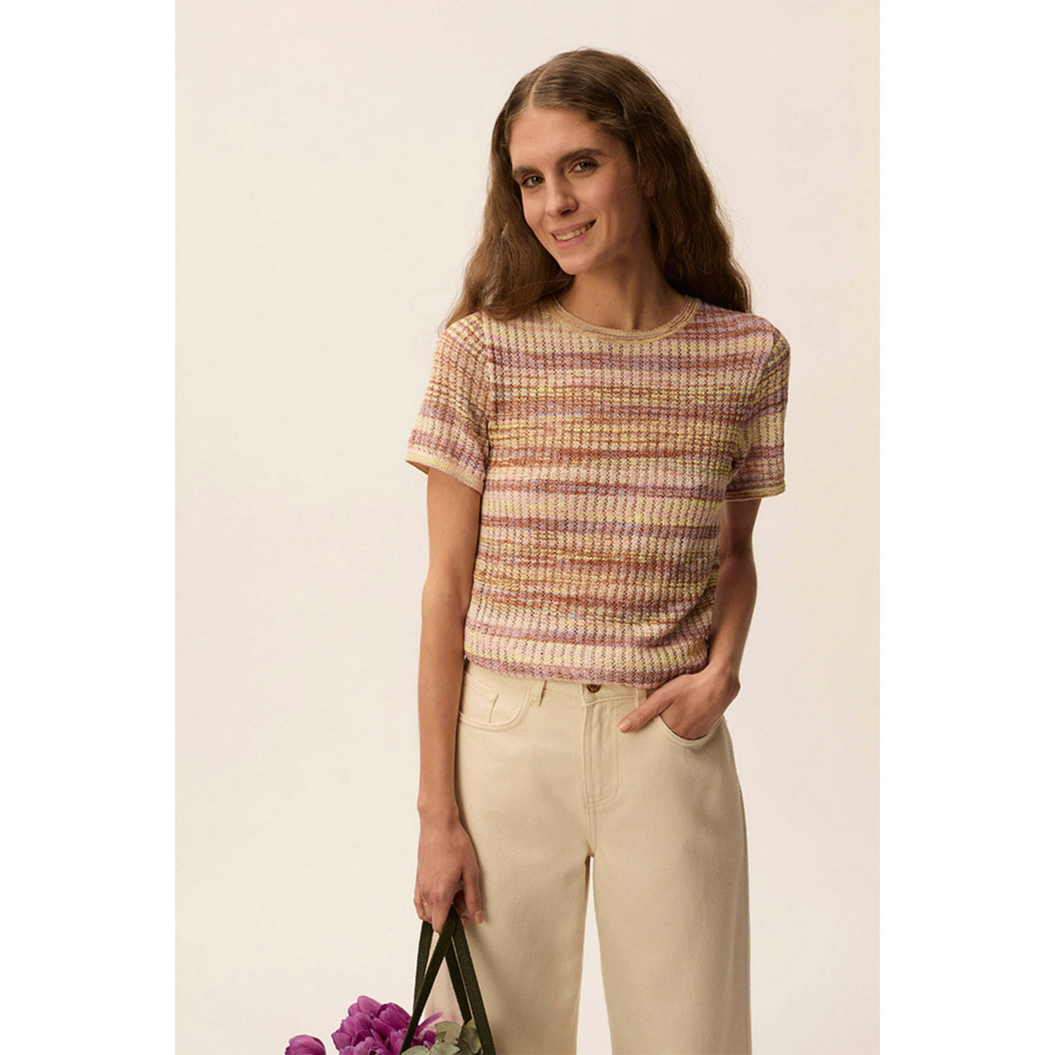 Des Petits Hauts Cuba T-Shirt Multico Slow