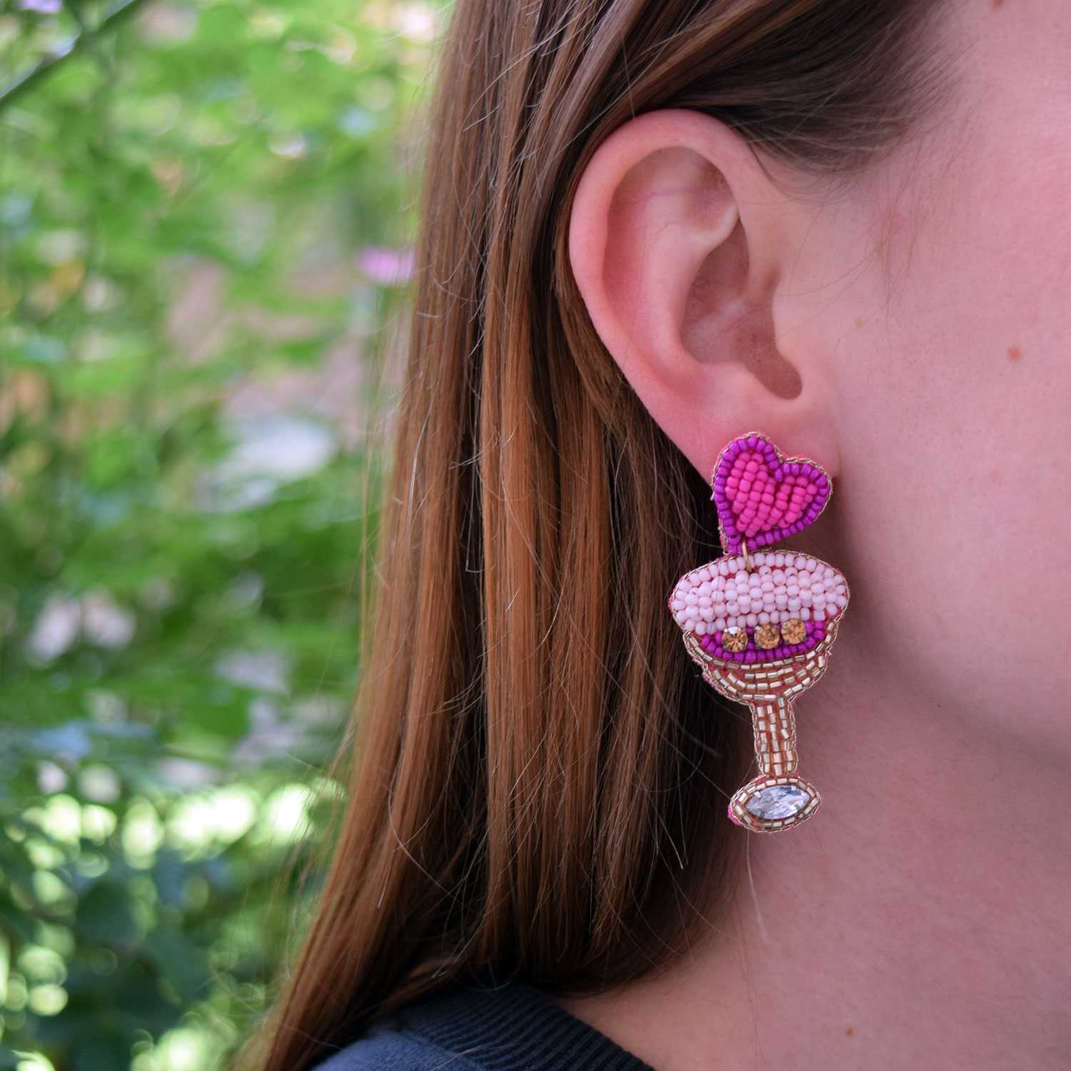 La Garçonne Bijoux Cüppli Mit Herz Ohrstecker