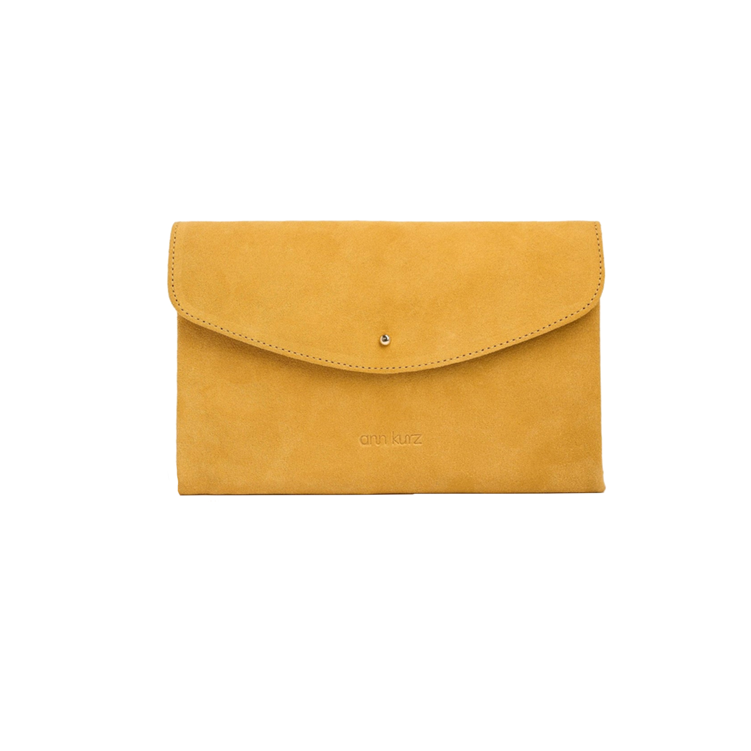 Ann Kurz Cute Clutch in Senfgelb von Ann Kurz vorne