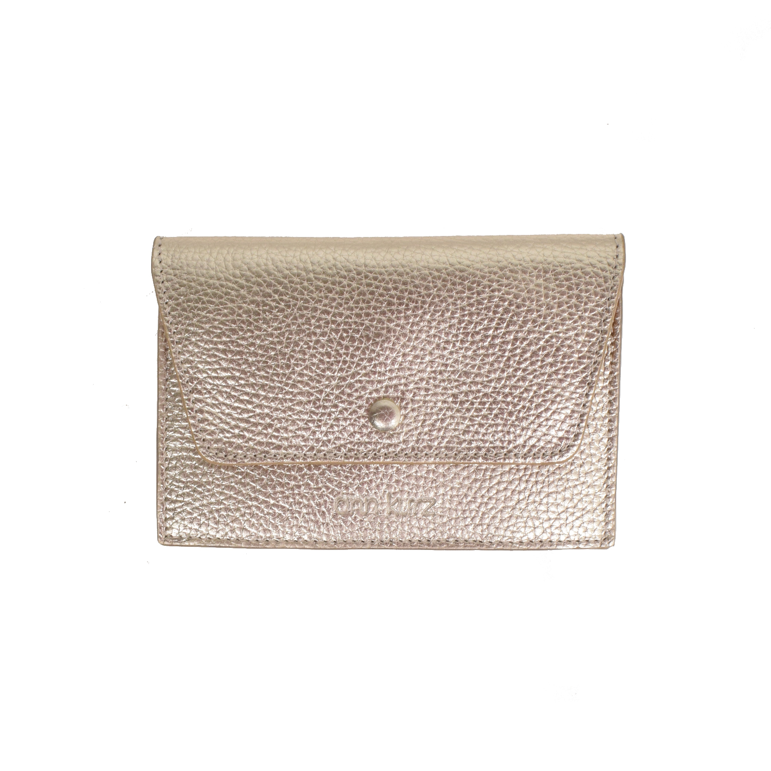 Ann Kurz Cute Purse Portemonnaie Metallic Champagne
