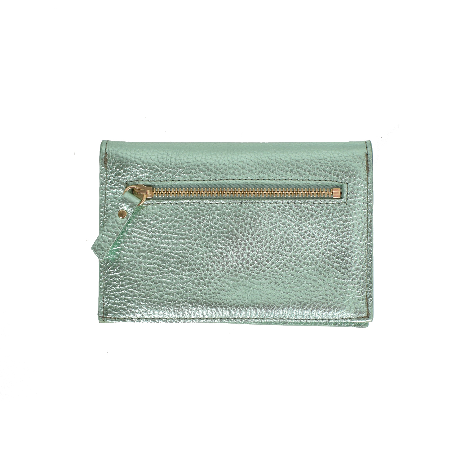 Ann Kurz Cute Purse Portemonnaie in Metallic Grün von Ann Kurz hinten