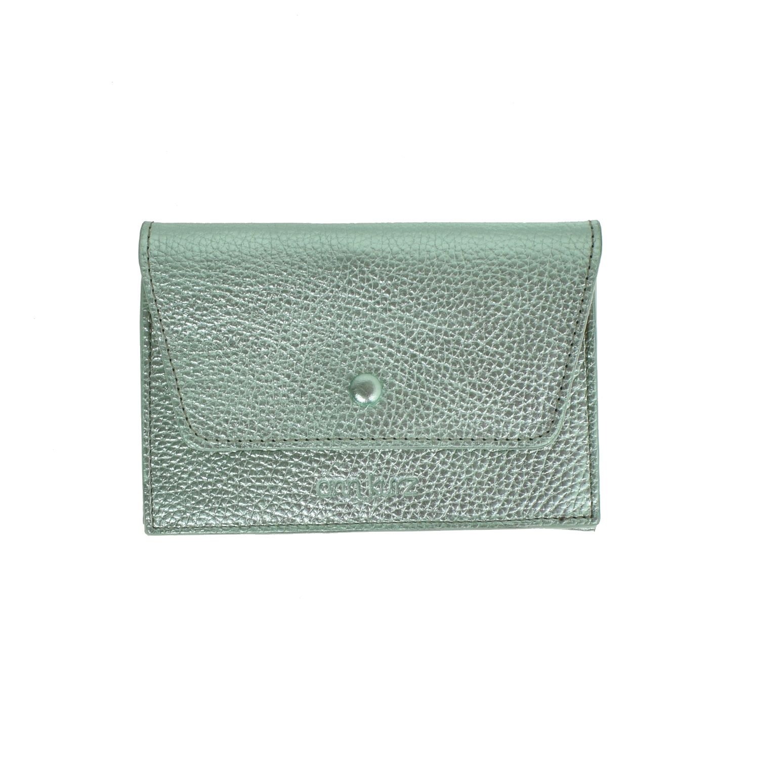 Ann Kurz Cute Purse Portemonnaie in Metallic Grün von Ann Kurz vorne