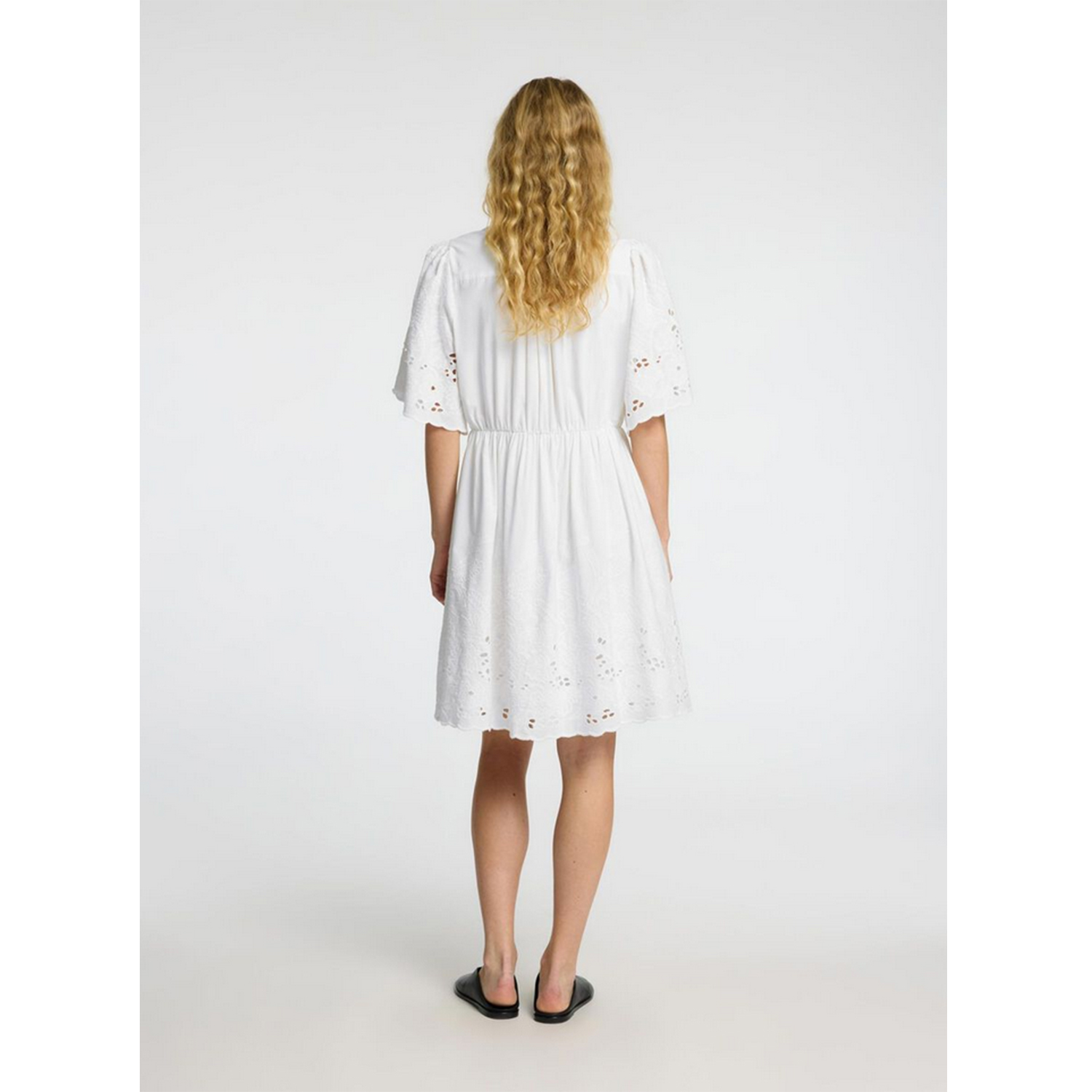 Selected Femme Dahlia Kleid Bright White