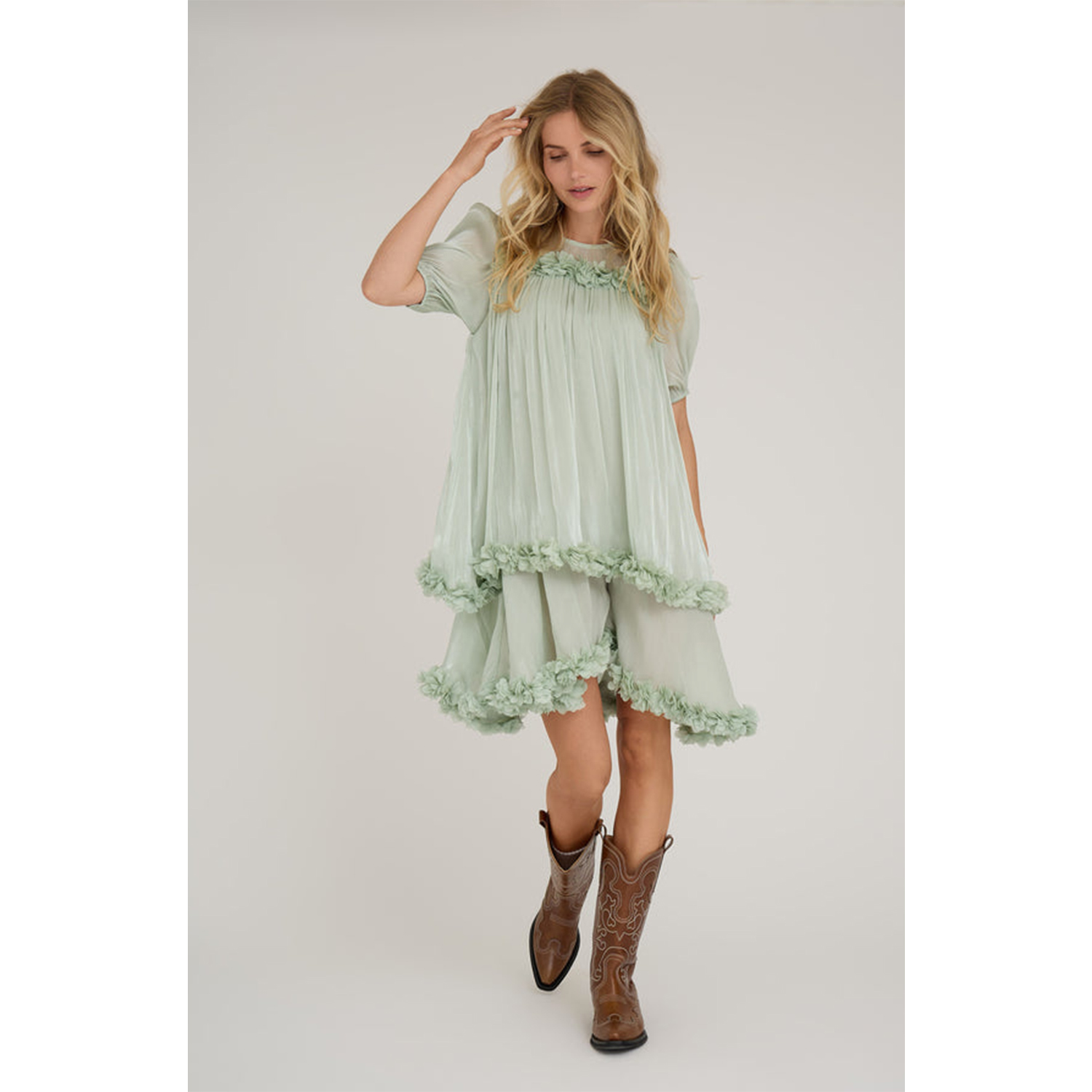 A-View Daisi Kleid Dusty Mint