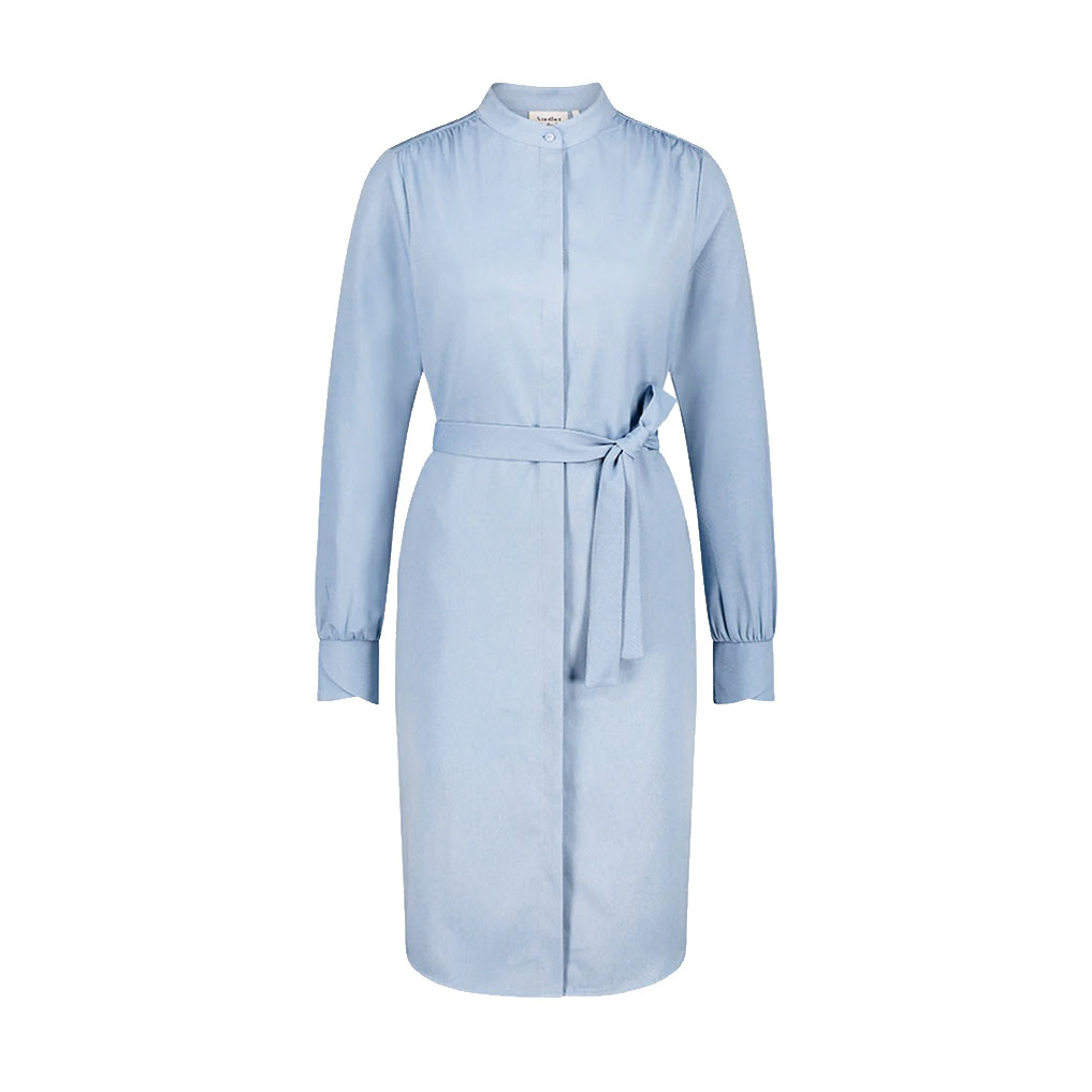 Another Label Dalyce Another Label Kleid Hellblau vorne