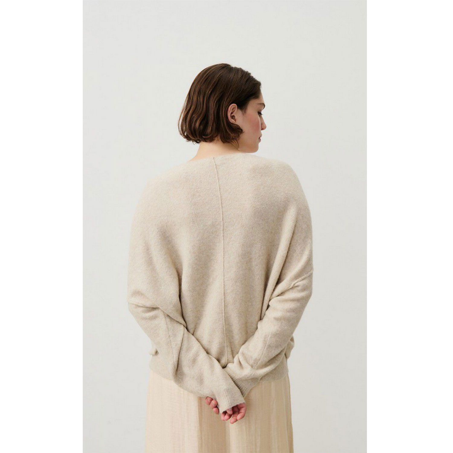 American Vintage Damsville Pullover Sand Melange