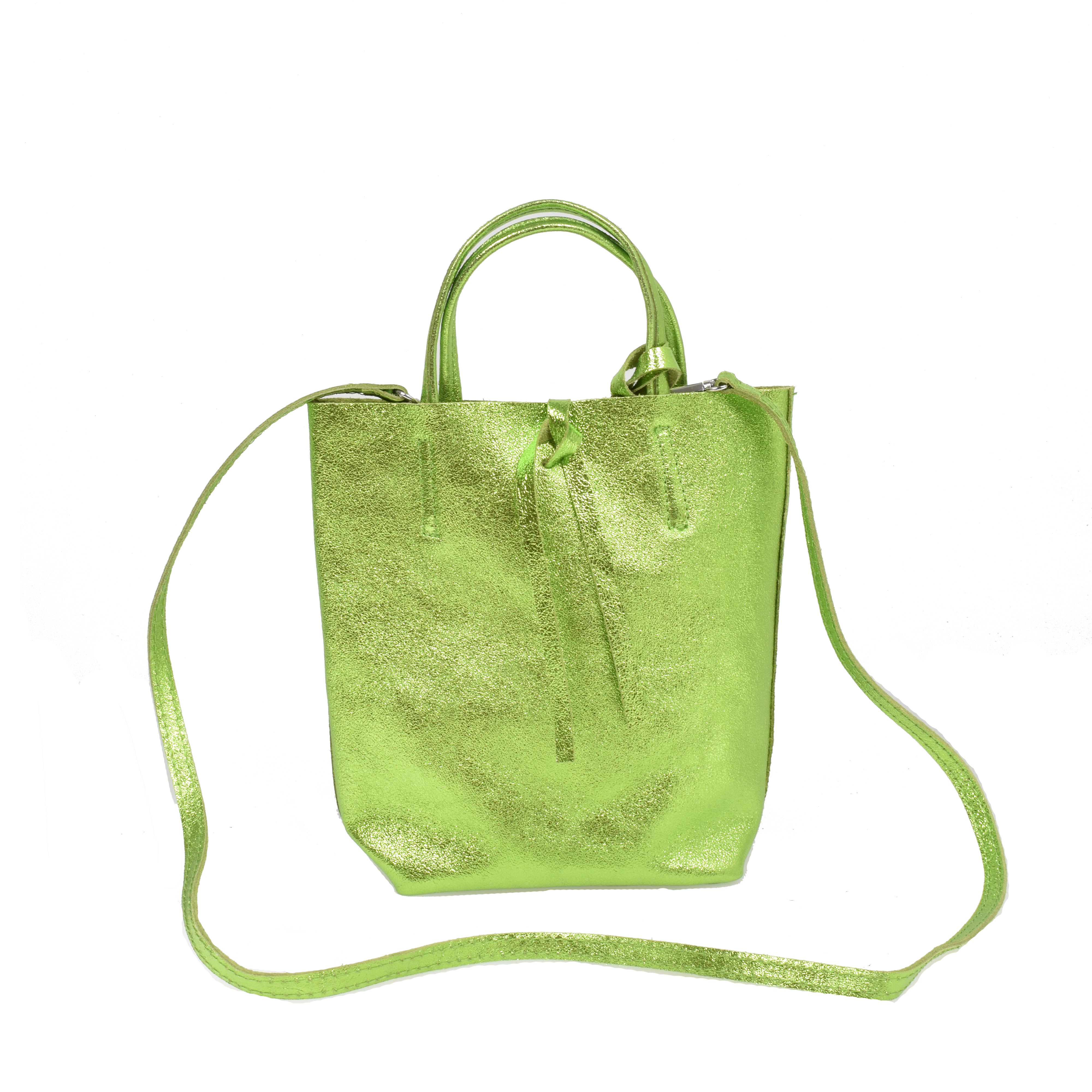 Daphne Metallic Tasche Verde Mela