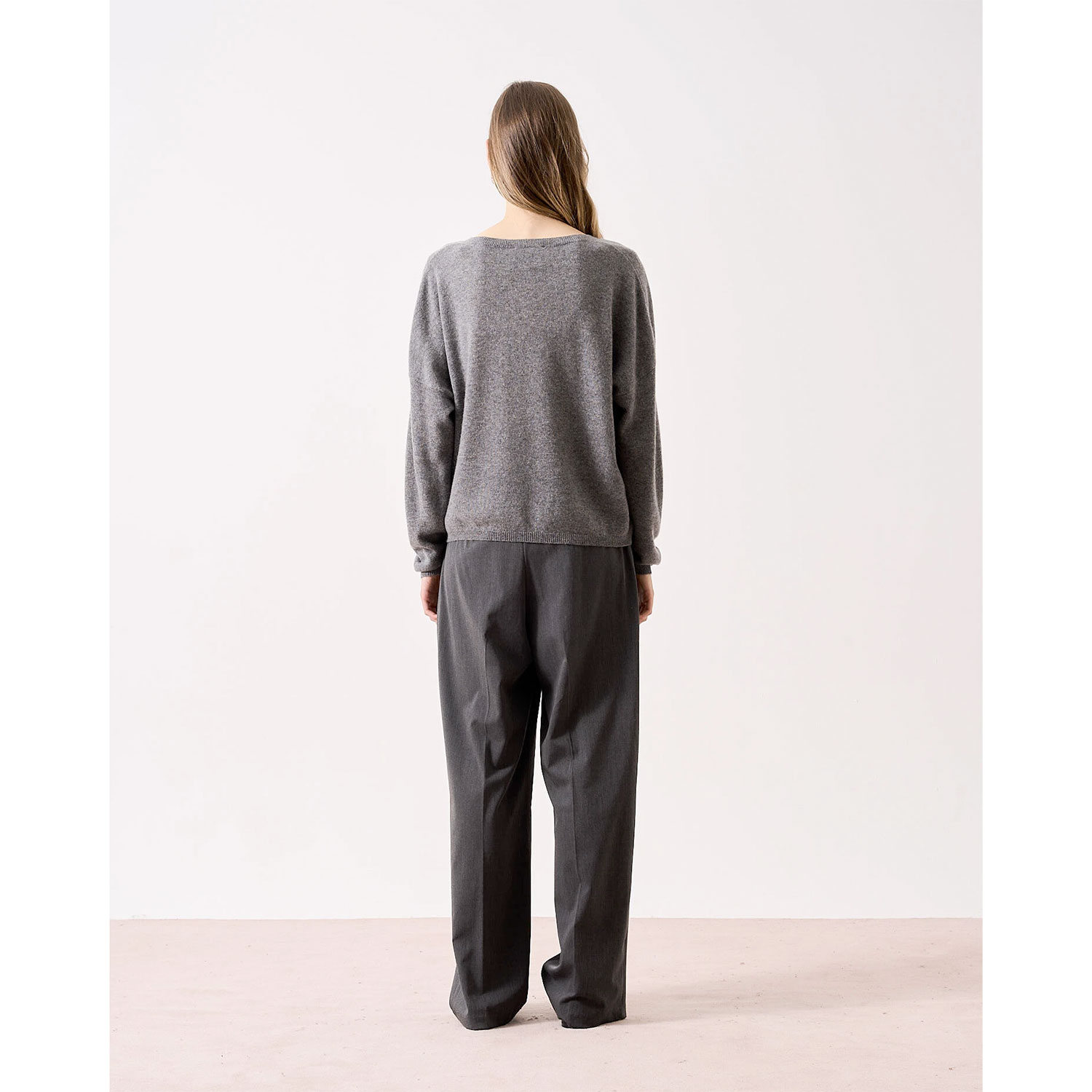 absolut cashmere Alicia Kaschmir-Pullover Dark Heather Grey