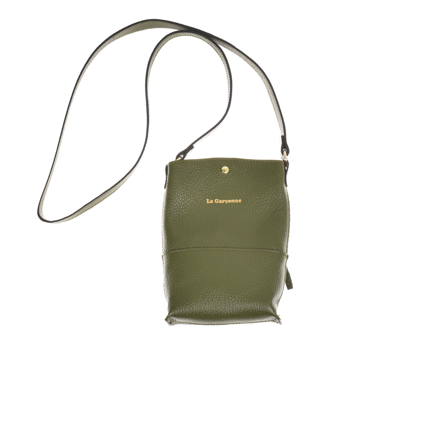 La Garçonne Accessoires Lucette Handytasche Dark Olive von La Garçonne Accessoires