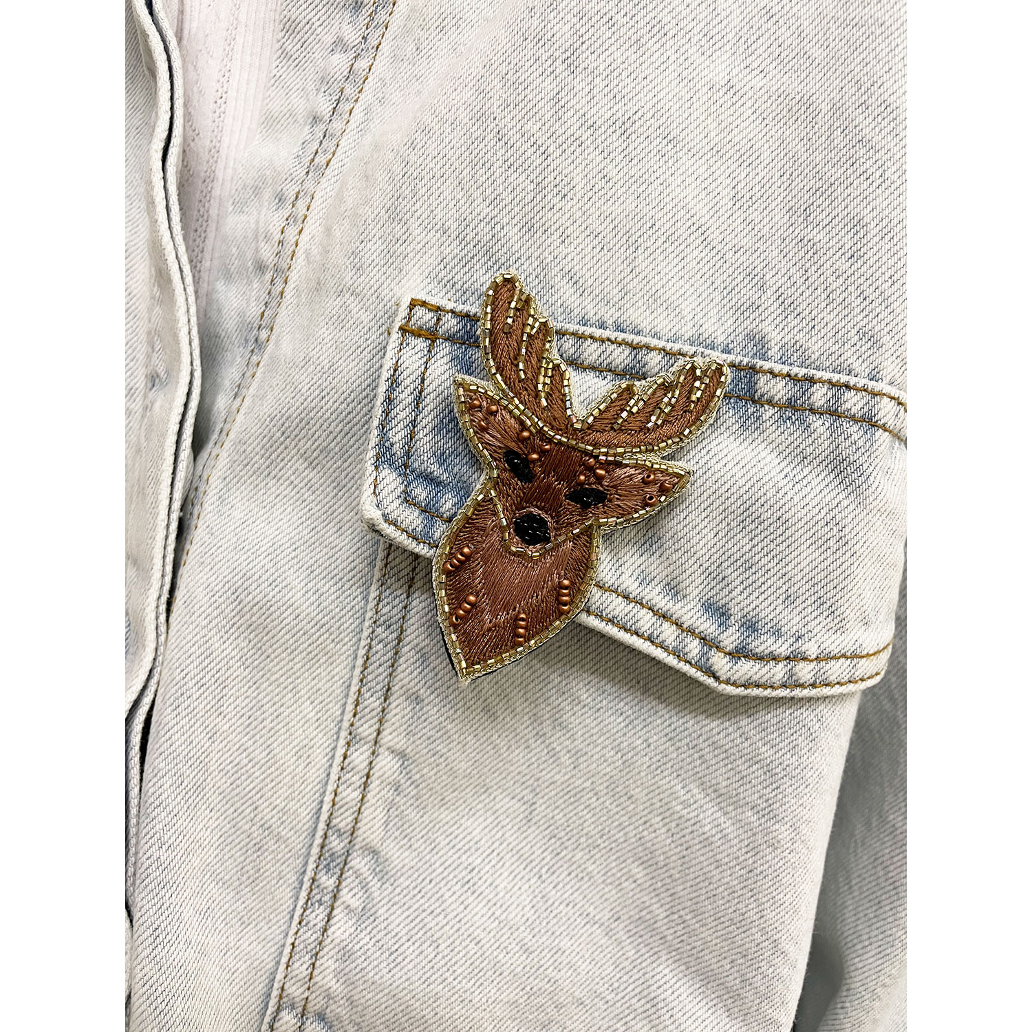 La Garçonne Bijoux Deer Brosche