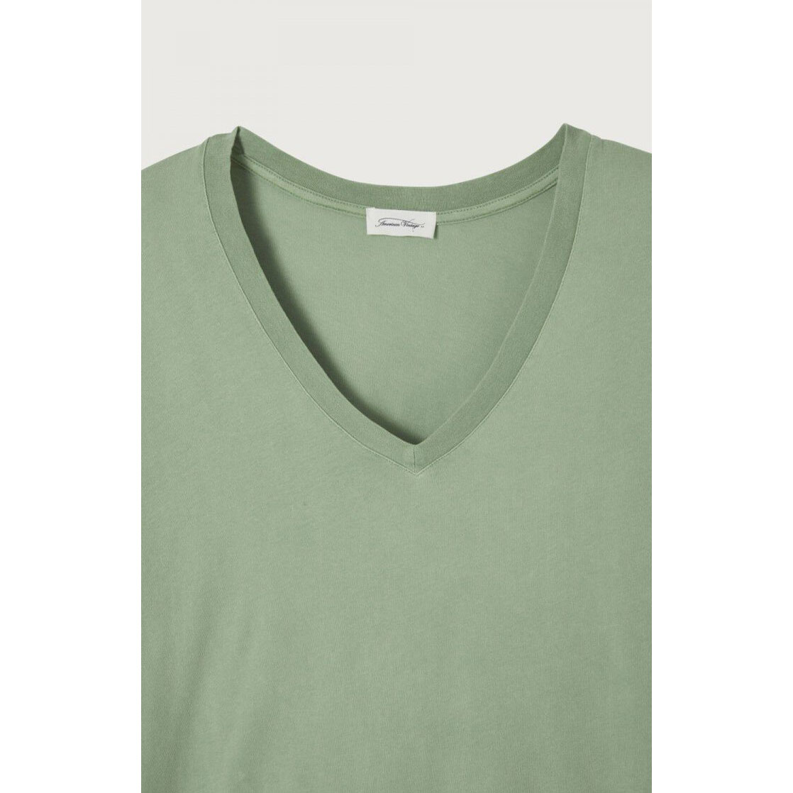 American Vintage Devon American Vintage T-Shirt Grün Detail