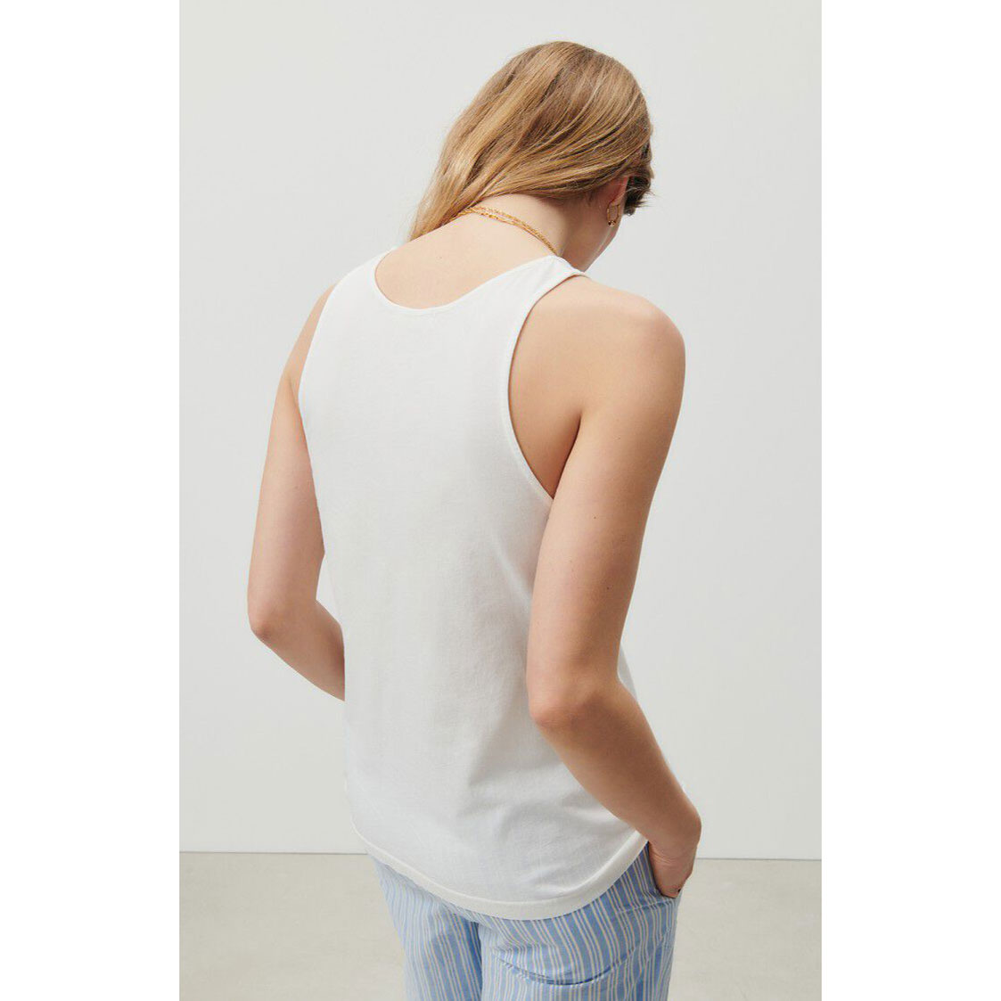 American Vintage Devon Tanktop Vintage Off White