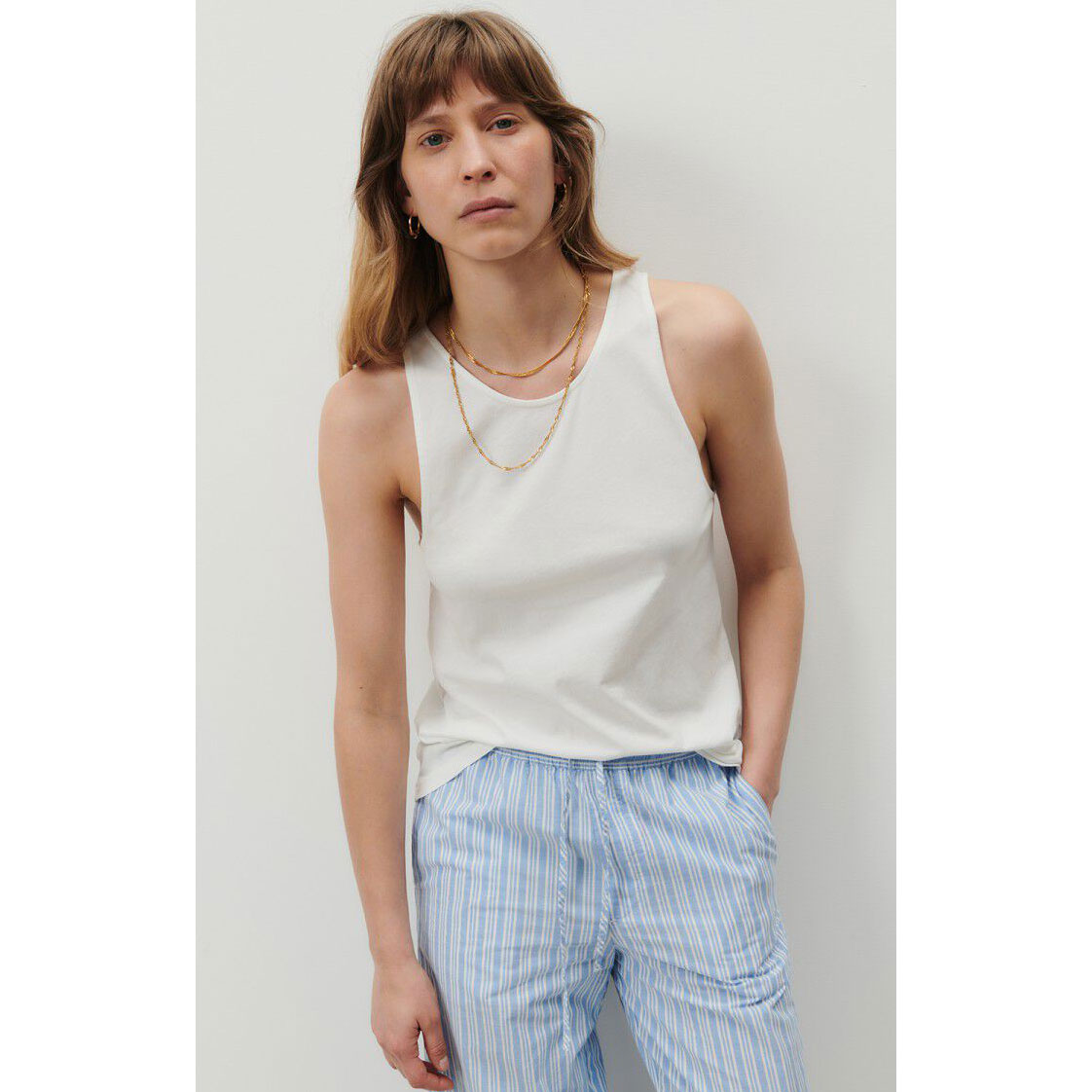 American Vintage Devon Tanktop Vintage Off White