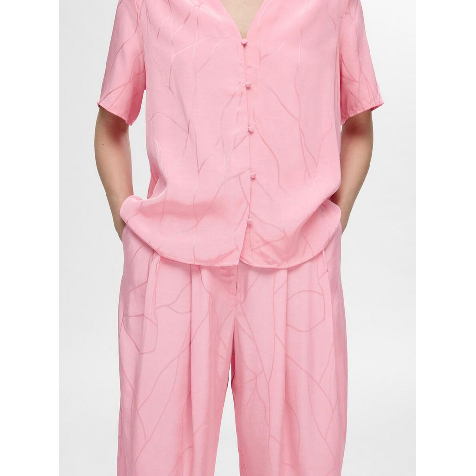 Selected Femme Dimitra Selected Femme Hose Rosa Model Detail