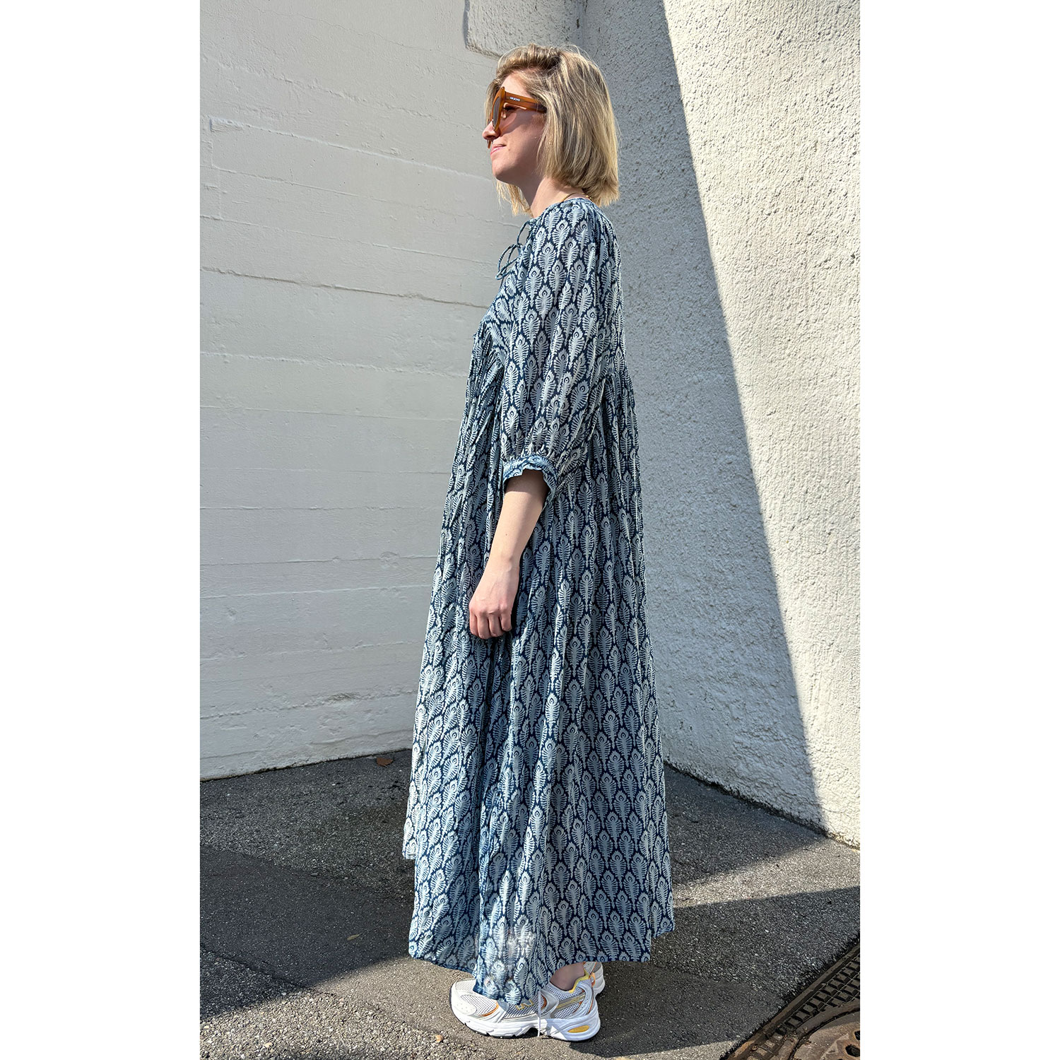 Le Trésor Du Monde Doi Long Kleid Indigo