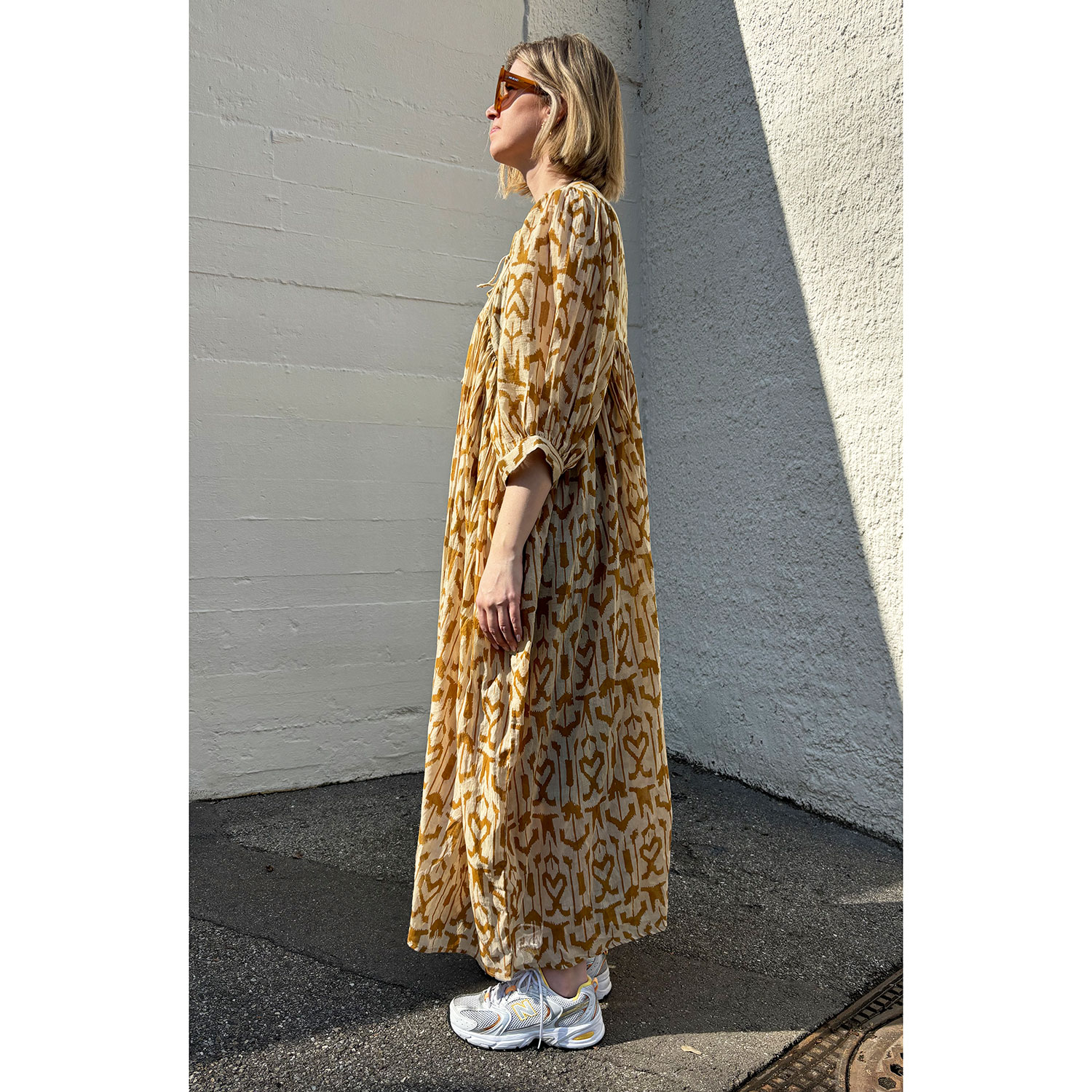 Le Trésor Du Monde Doi Long Kleid Mustard