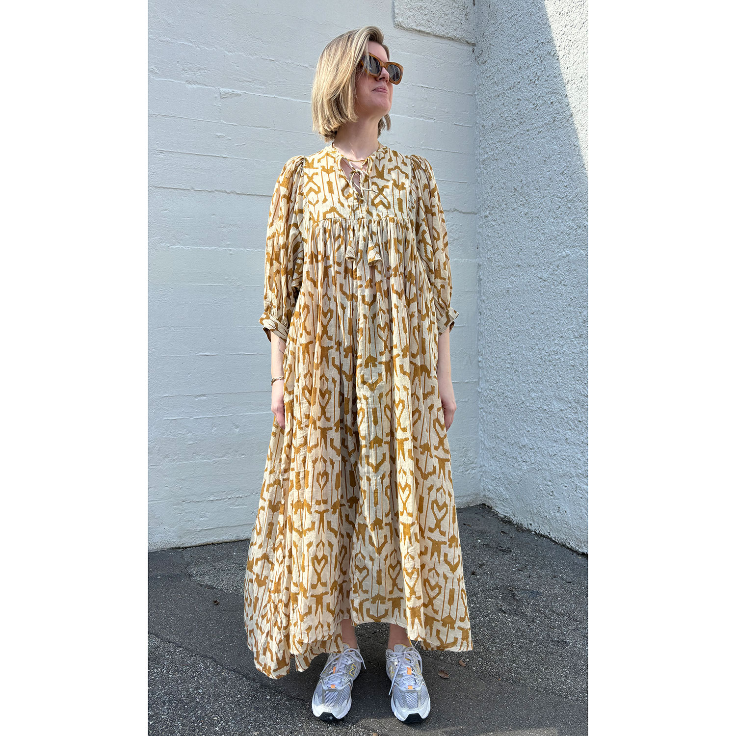 Le Trésor Du Monde Doi Long Kleid Mustard