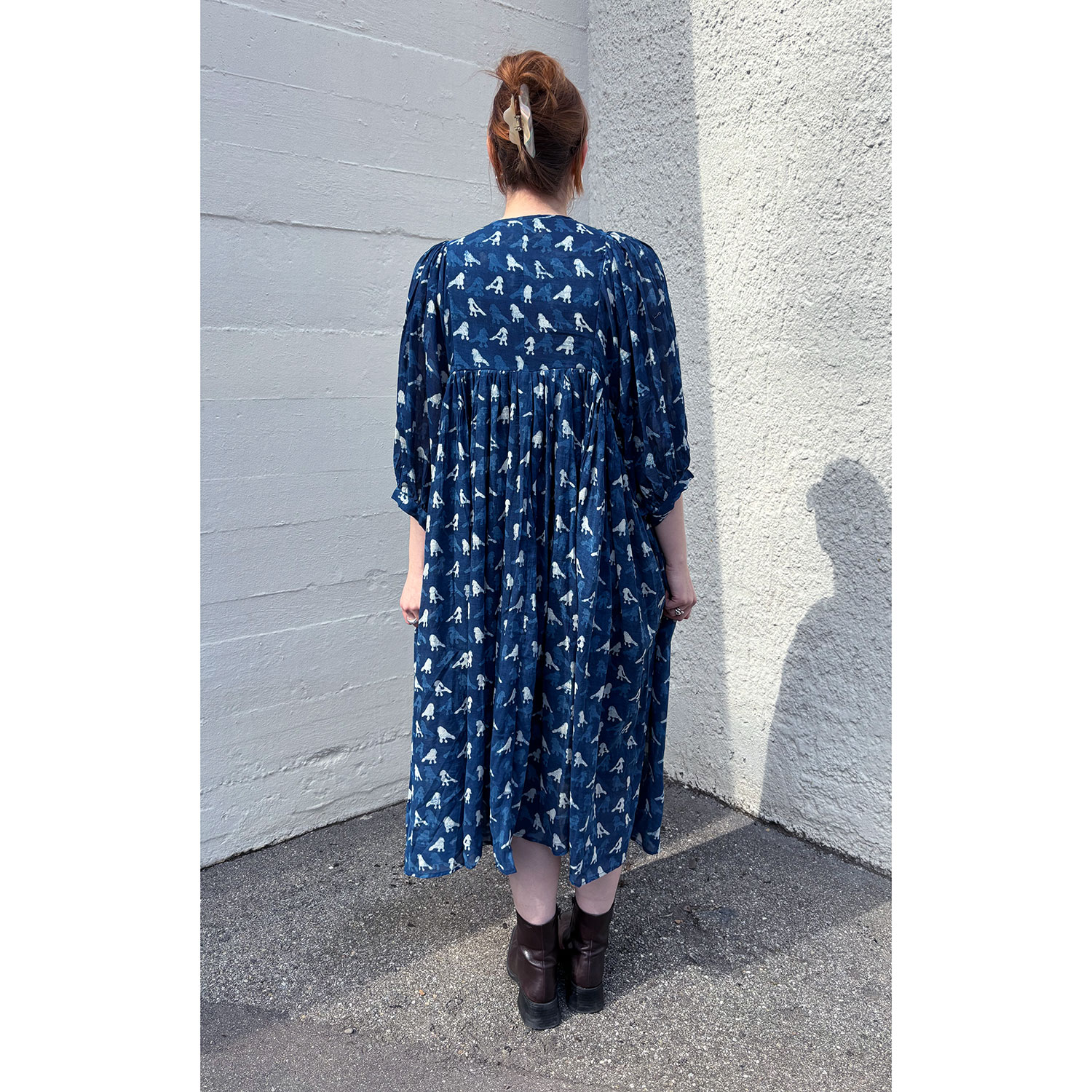 Le Trésor Du Monde Doi Le Trésor Du Monde Kleid Blau Model kleid